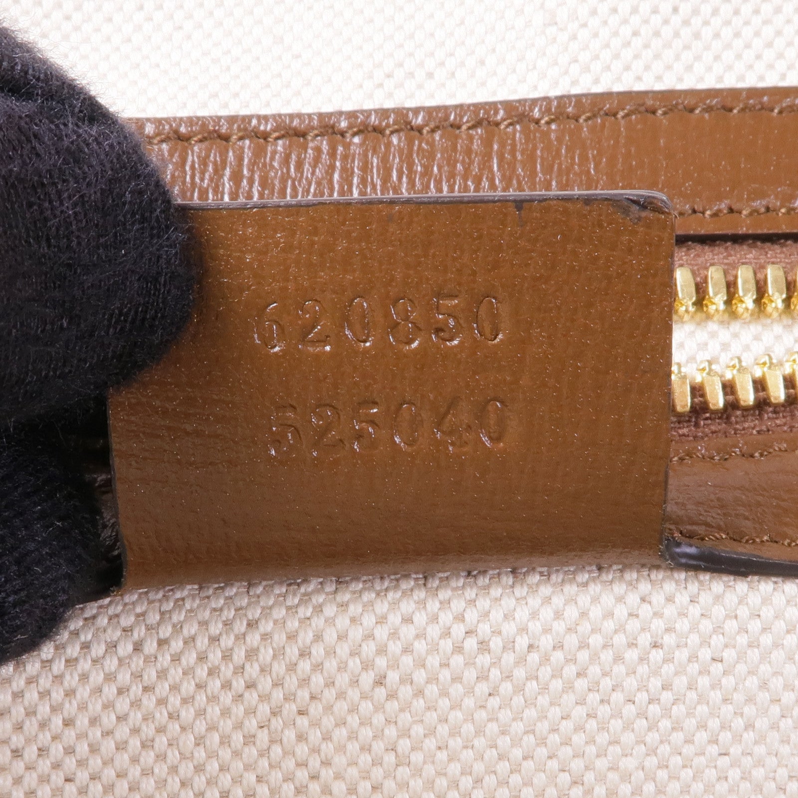 GUCCI 塗層帆布1955 Horsebit金扣手挽肩背兩用袋