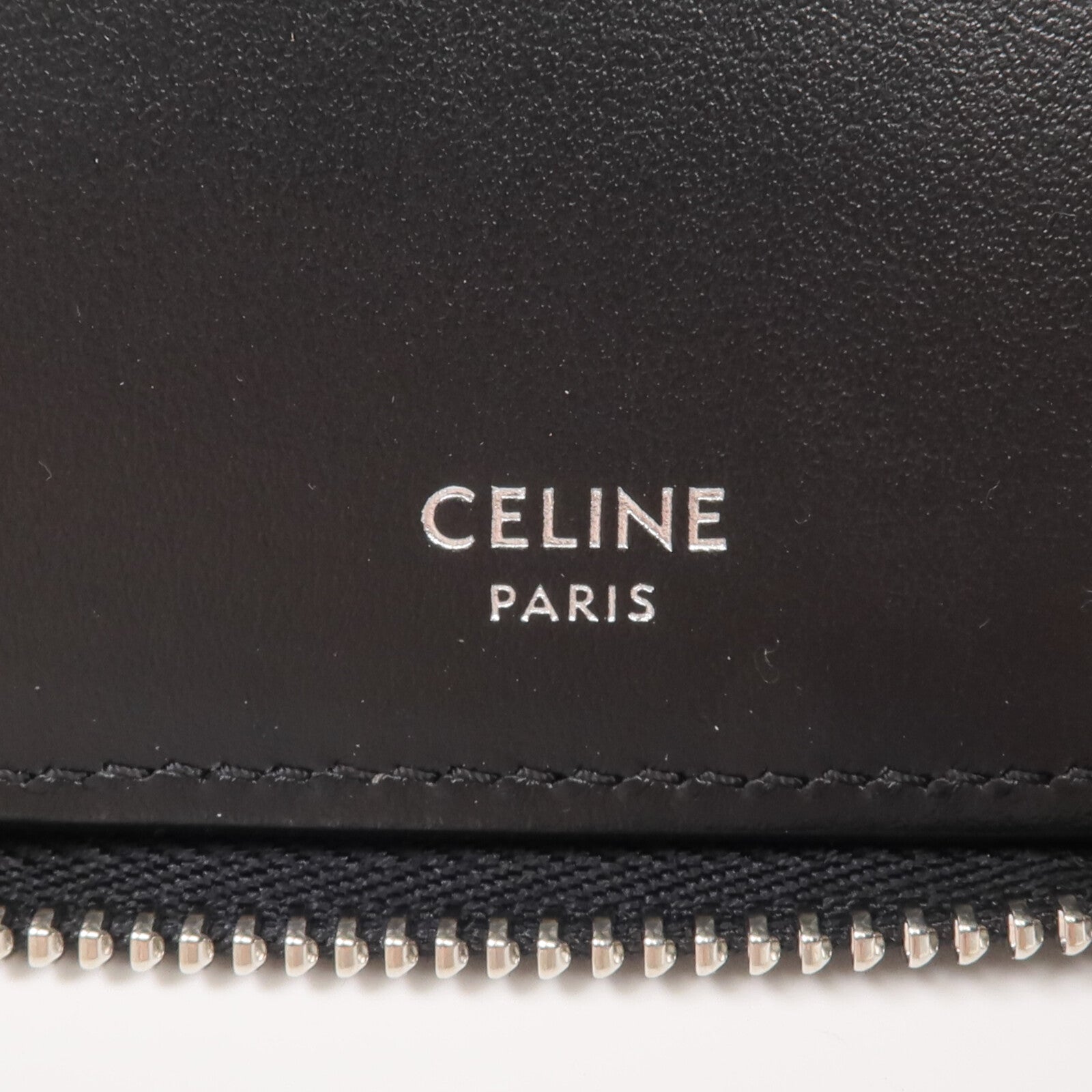 CELINE 塗層帆布Long Wallet銀扣長錢包