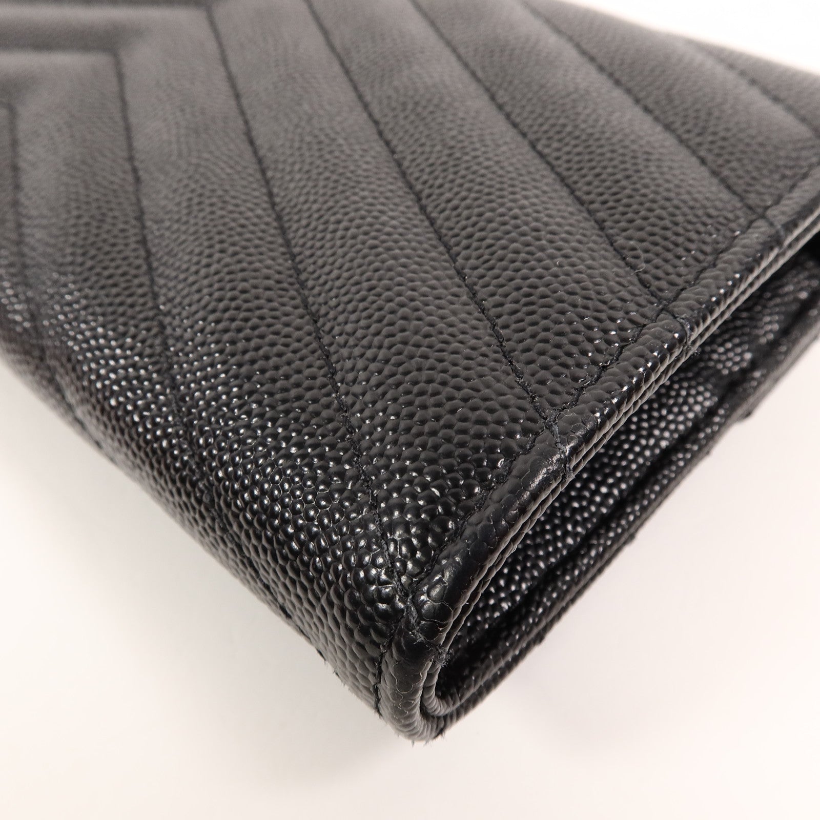 SAINT LAURENT 牛皮皮革Cassandre Matelasse長錢包