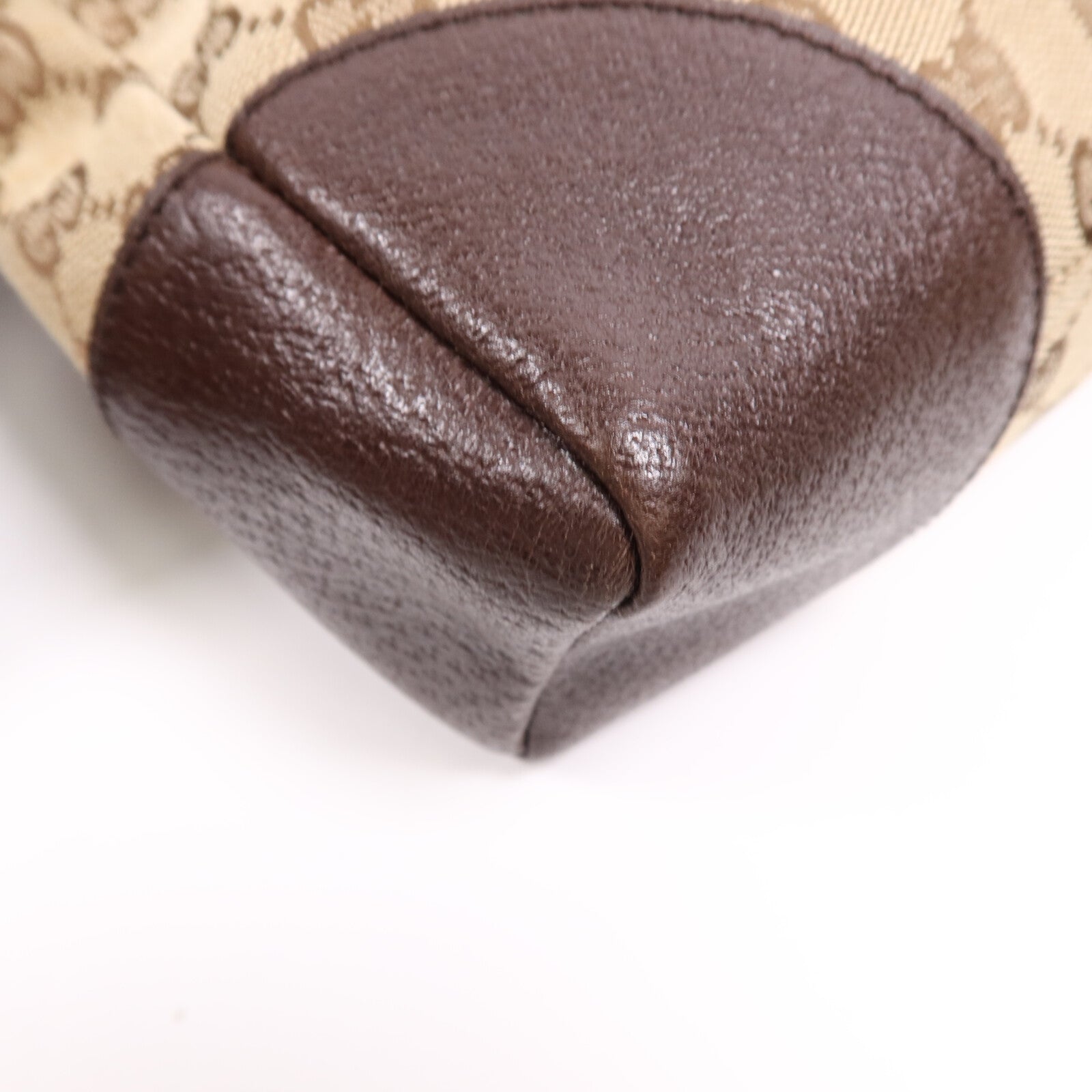 GUCCI 帆布Shoulder Bag銀扣肩背袋