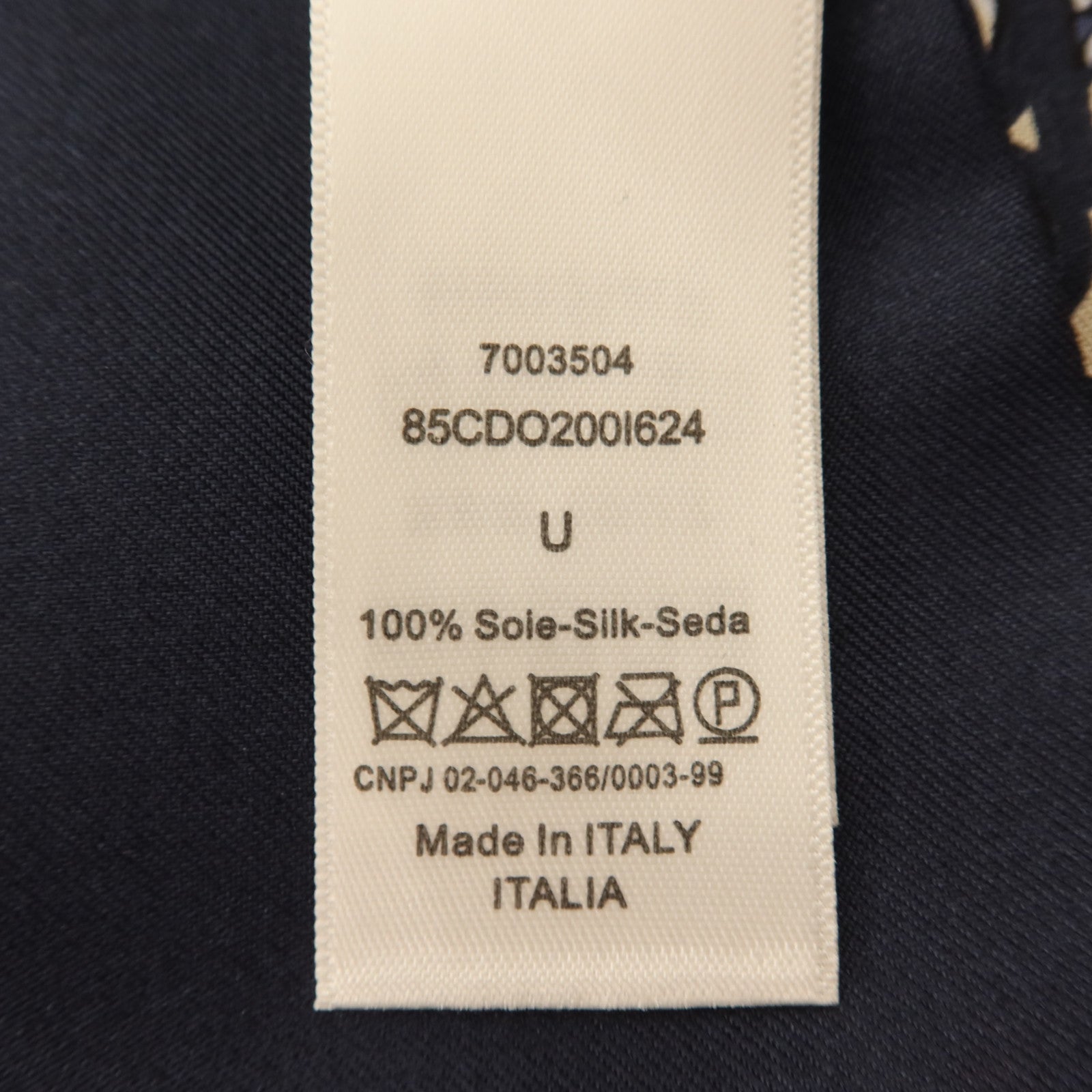 Dior 絲質Oblique Scarf絲巾