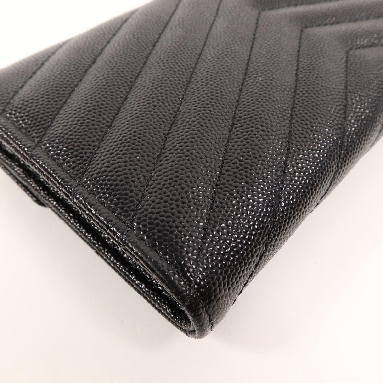 SAINT LAURENT 牛皮皮革Cassandre Matelasse長錢包