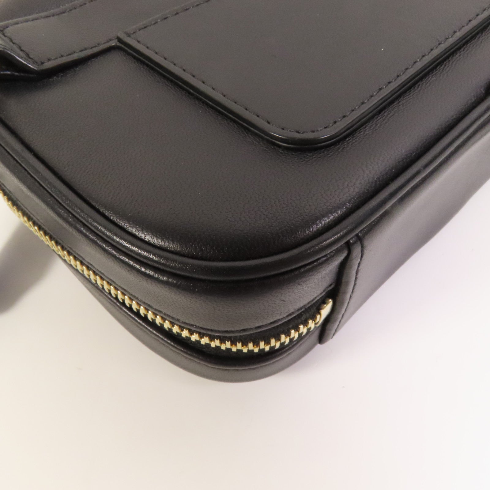 CHANEL 【激減優惠】牛皮皮革CC Mania Waist Bag金扣鏈帶腰包