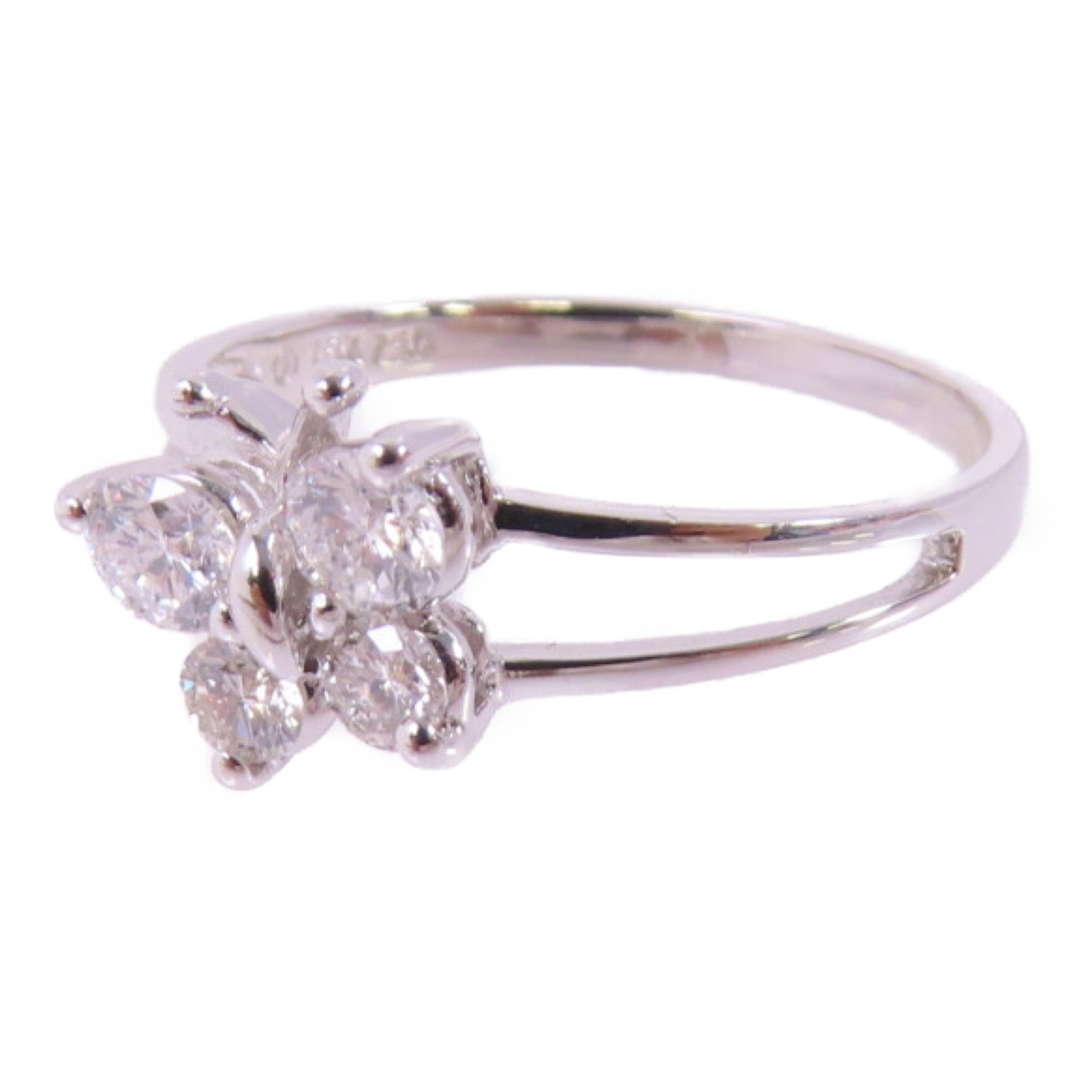 JEWELRY 【激減優惠】18K白金/0.47ct鑽石Diamond Ring戒指US#6.5