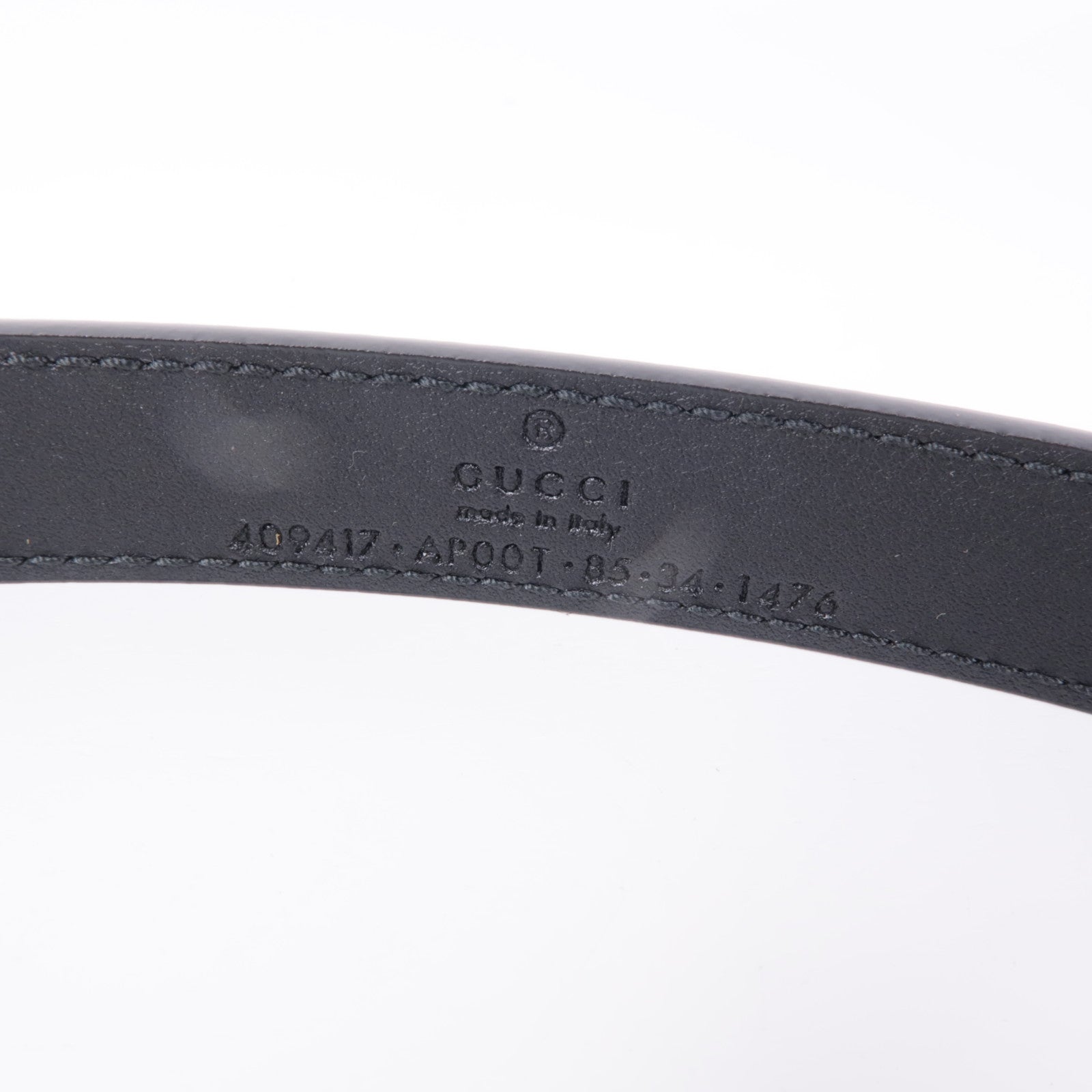 GUCCI 牛皮皮革Belt金扣皮帶