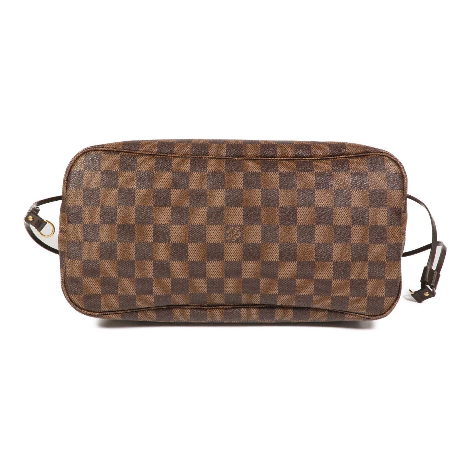 LOUIS VUITTON Damier Neverfull MM金扣手挽袋/肩背袋