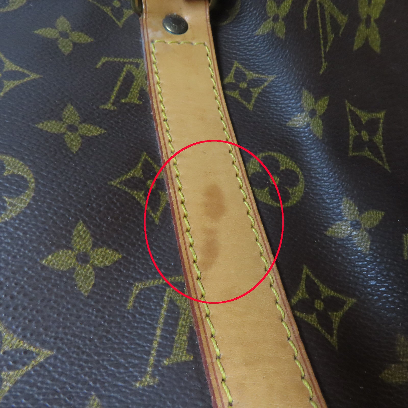 LOUIS VUITTON Monogram Keepall 45 Boston Bag金扣手挽袋啡色