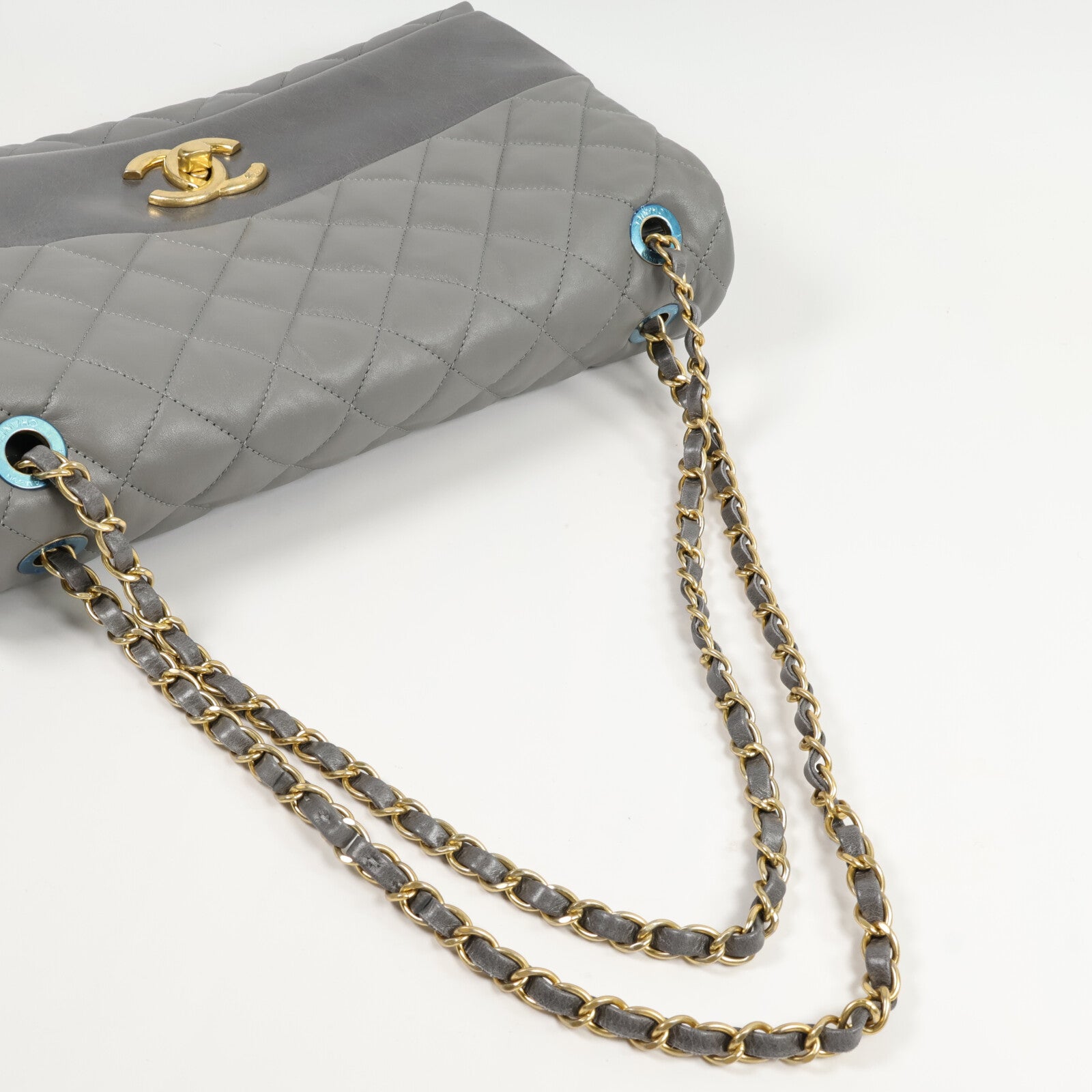 CHANEL 牛皮/羊皮皮革Chain Shoulder Bag鏈帶肩背袋