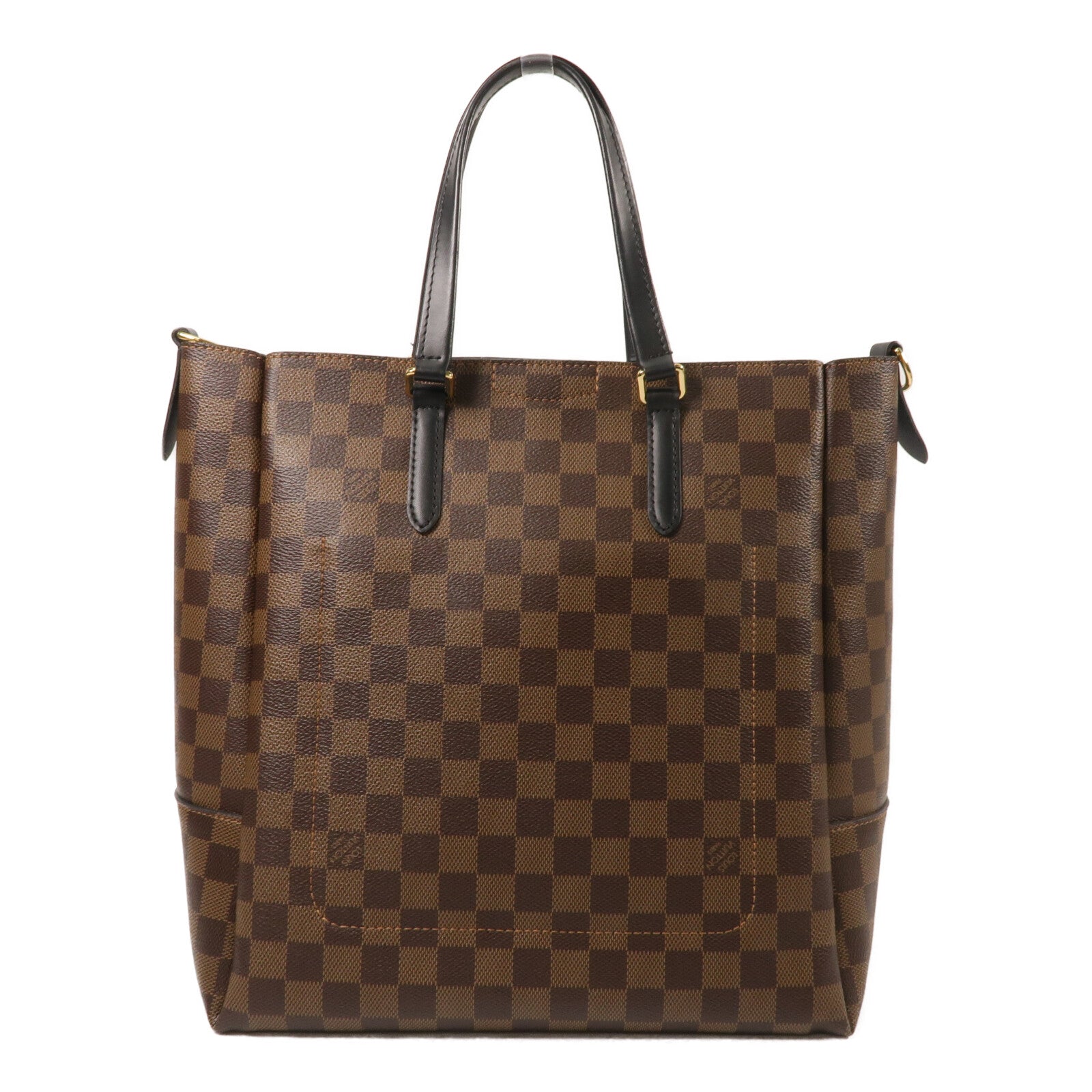 LOUIS VUITTON Damier Belmont MM手挽肩背兩用袋