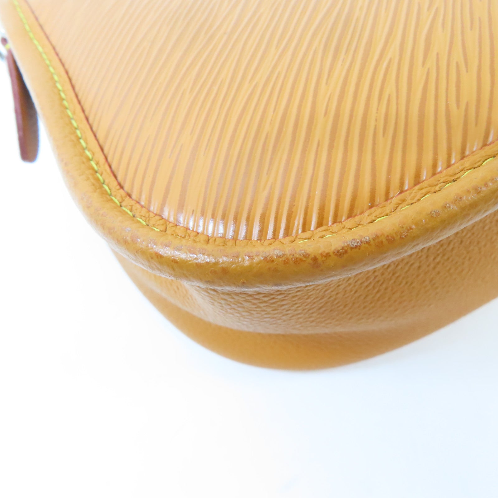 LOUIS VUITTON Epi Buci銀扣肩背袋啡色