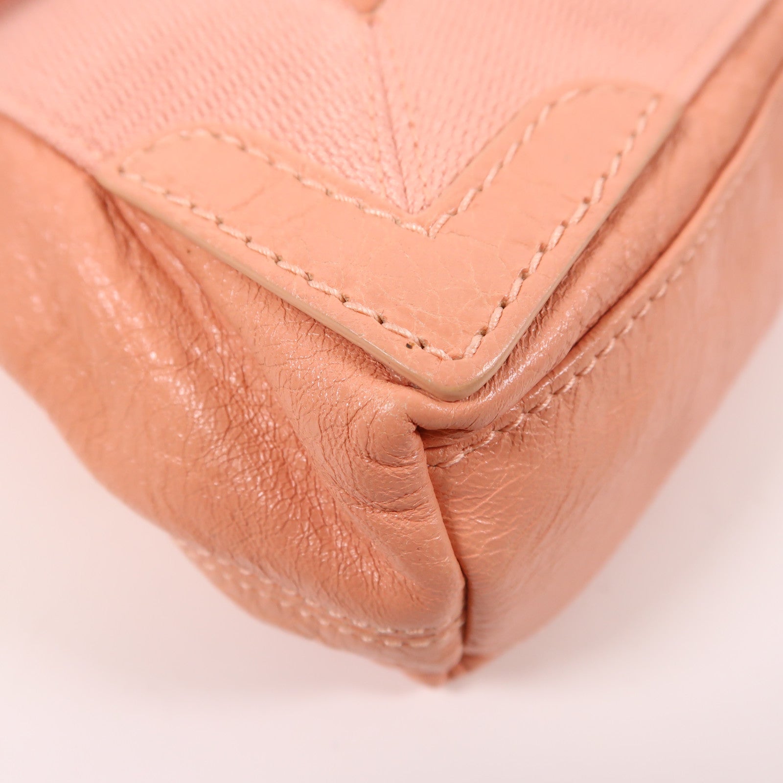 BALENCIAGA 牛皮皮革Cabas銀扣手挽肩背兩用袋