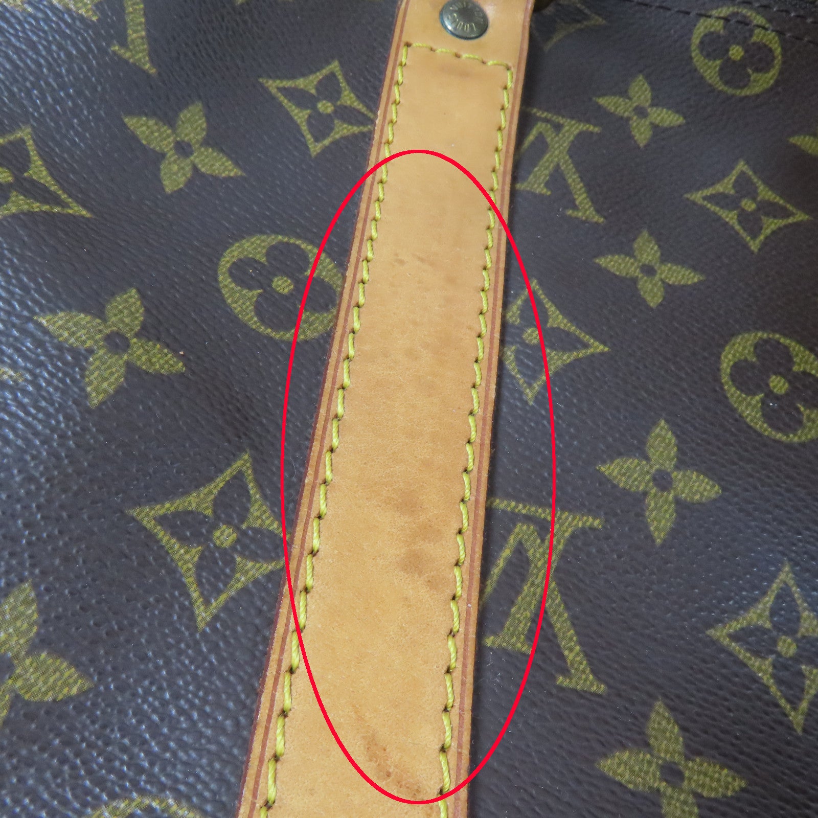LOUIS VUITTON Monogram Keepall 45 Boston Bag金扣手挽袋啡色