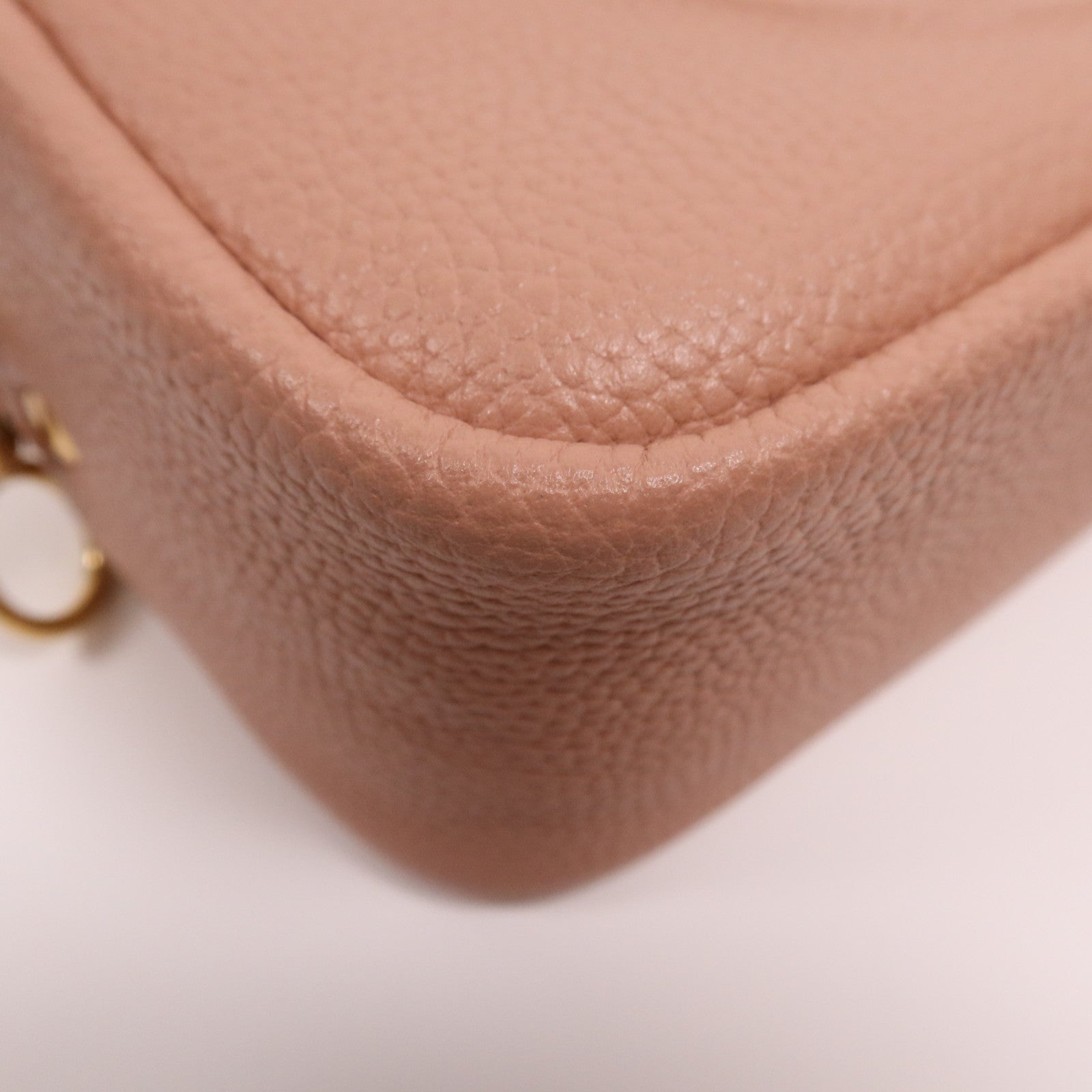 牛皮皮革Shoulder Bag金扣肩背袋