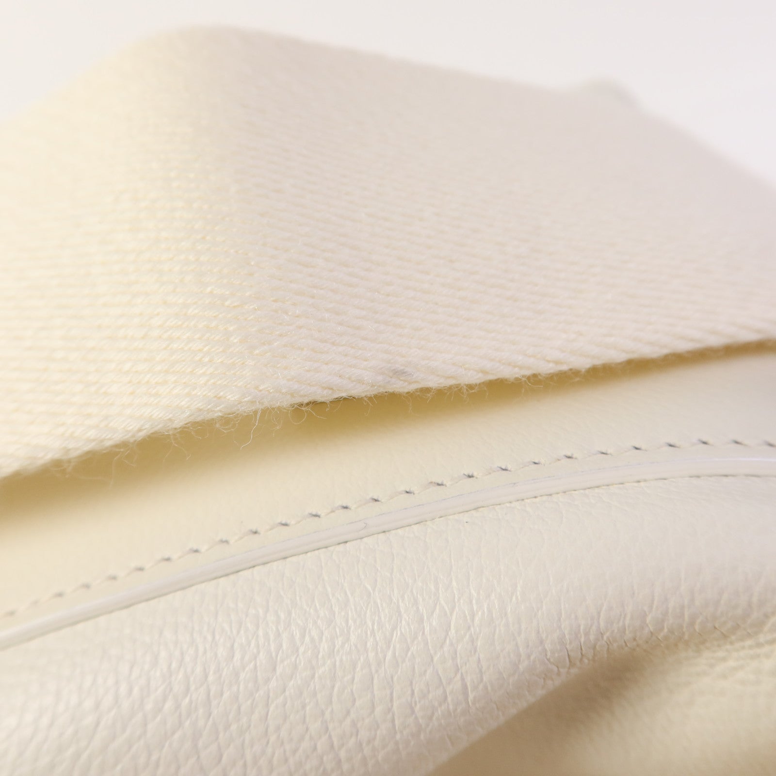 HERMES Evercolor皮革Emile 30銀扣肩背袋Blanc