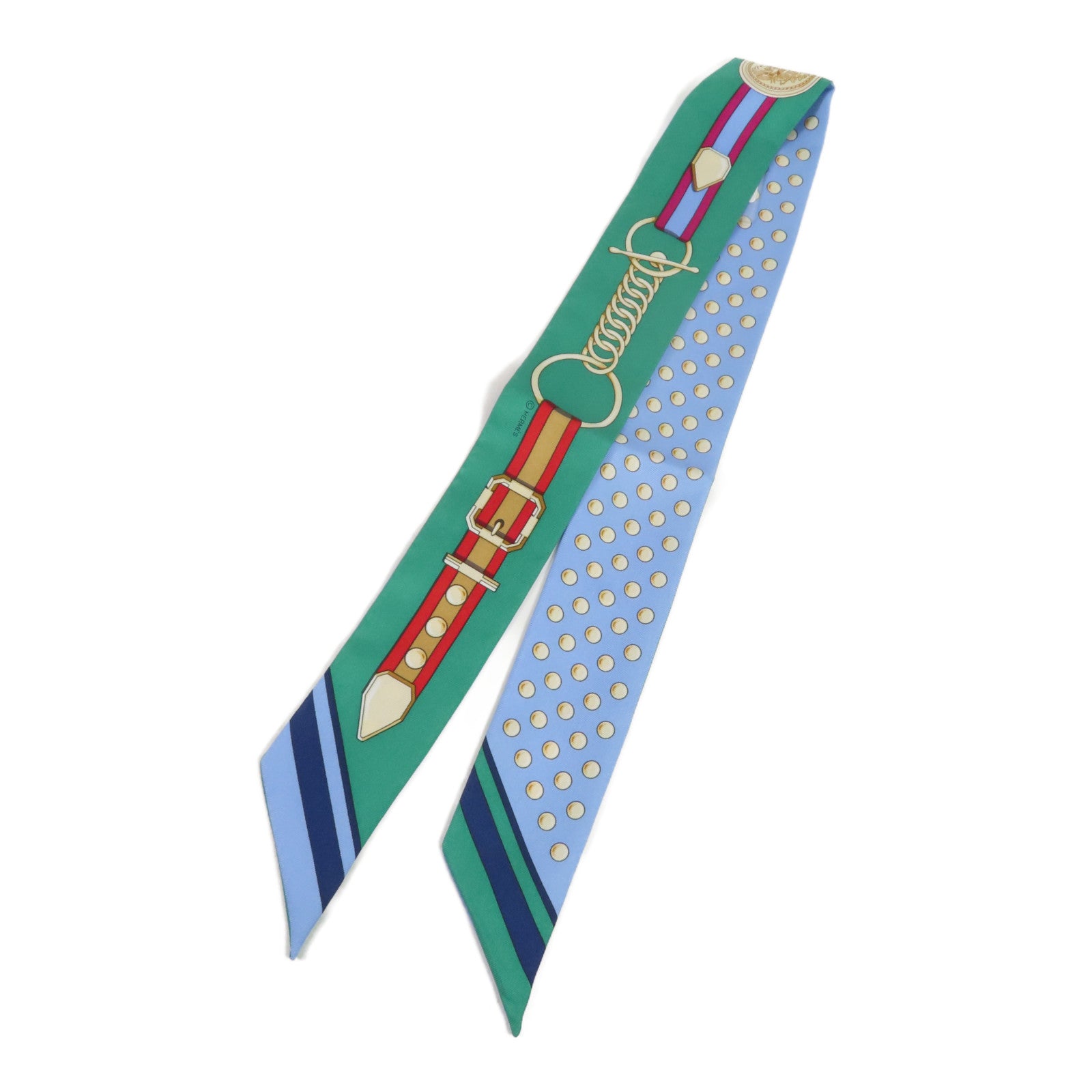 HERMES 絲質Twilly絲巾