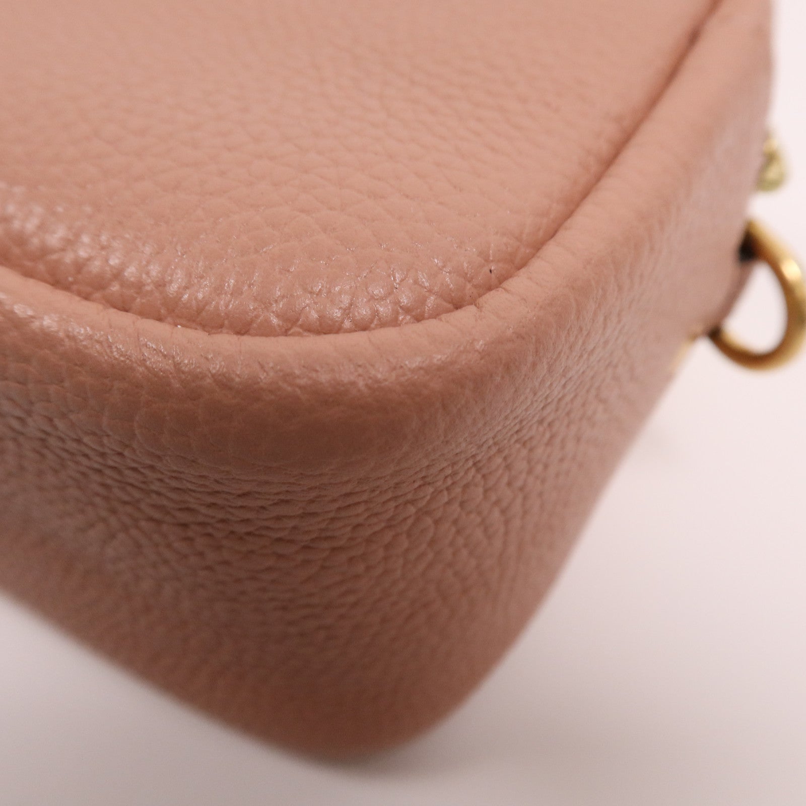 牛皮皮革Shoulder Bag金扣肩背袋