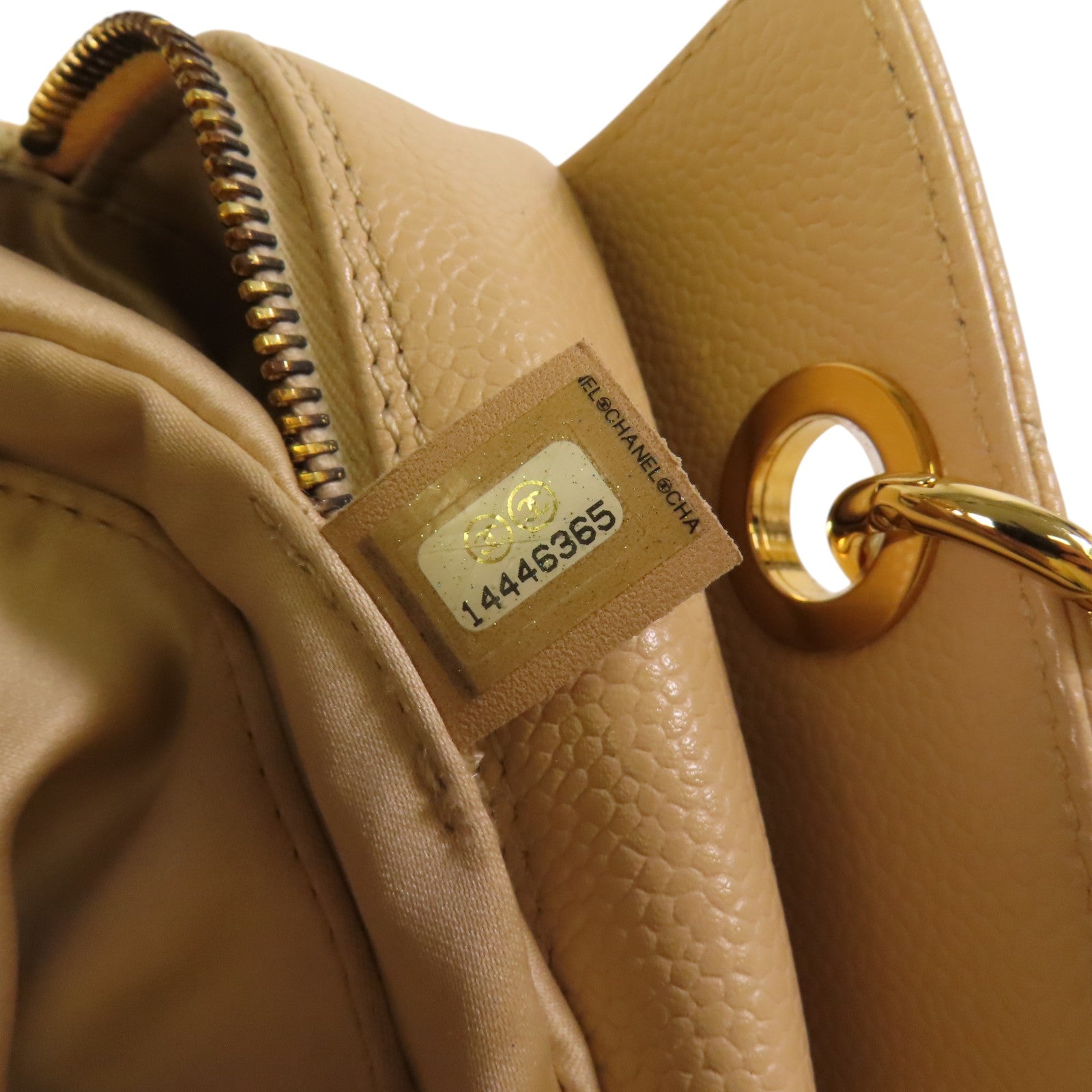 CHANEL 牛皮皮革Chain Shoulder Bag金扣鏈帶肩背愛