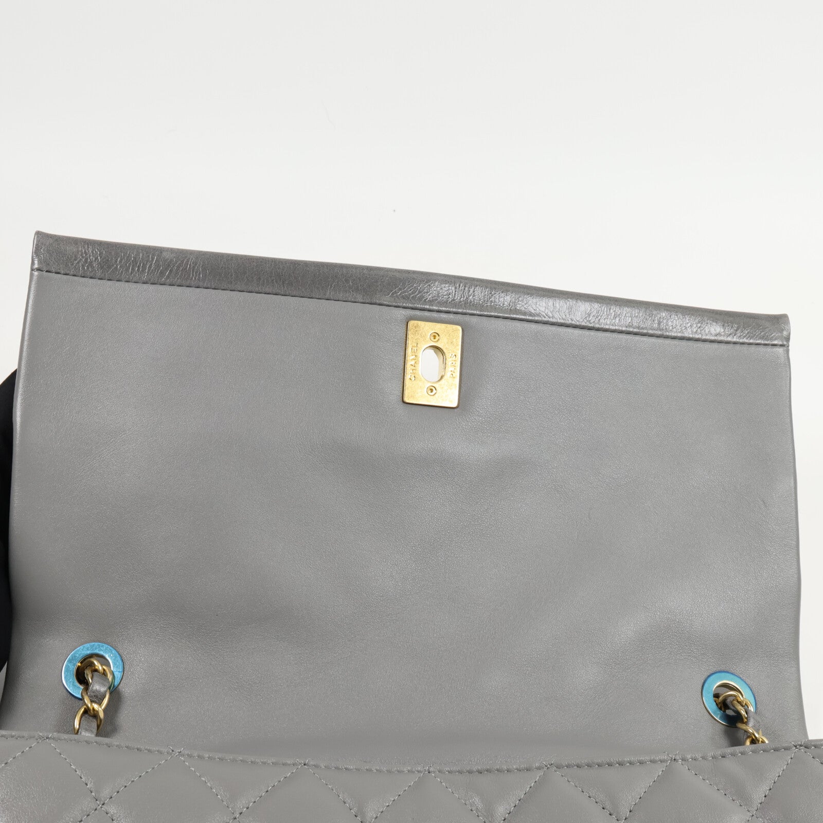 CHANEL 牛皮/羊皮皮革Chain Shoulder Bag鏈帶肩背袋