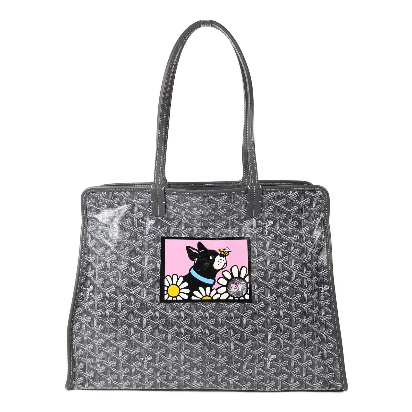GOYARD 塗層帆布Hardy PM手挽袋
