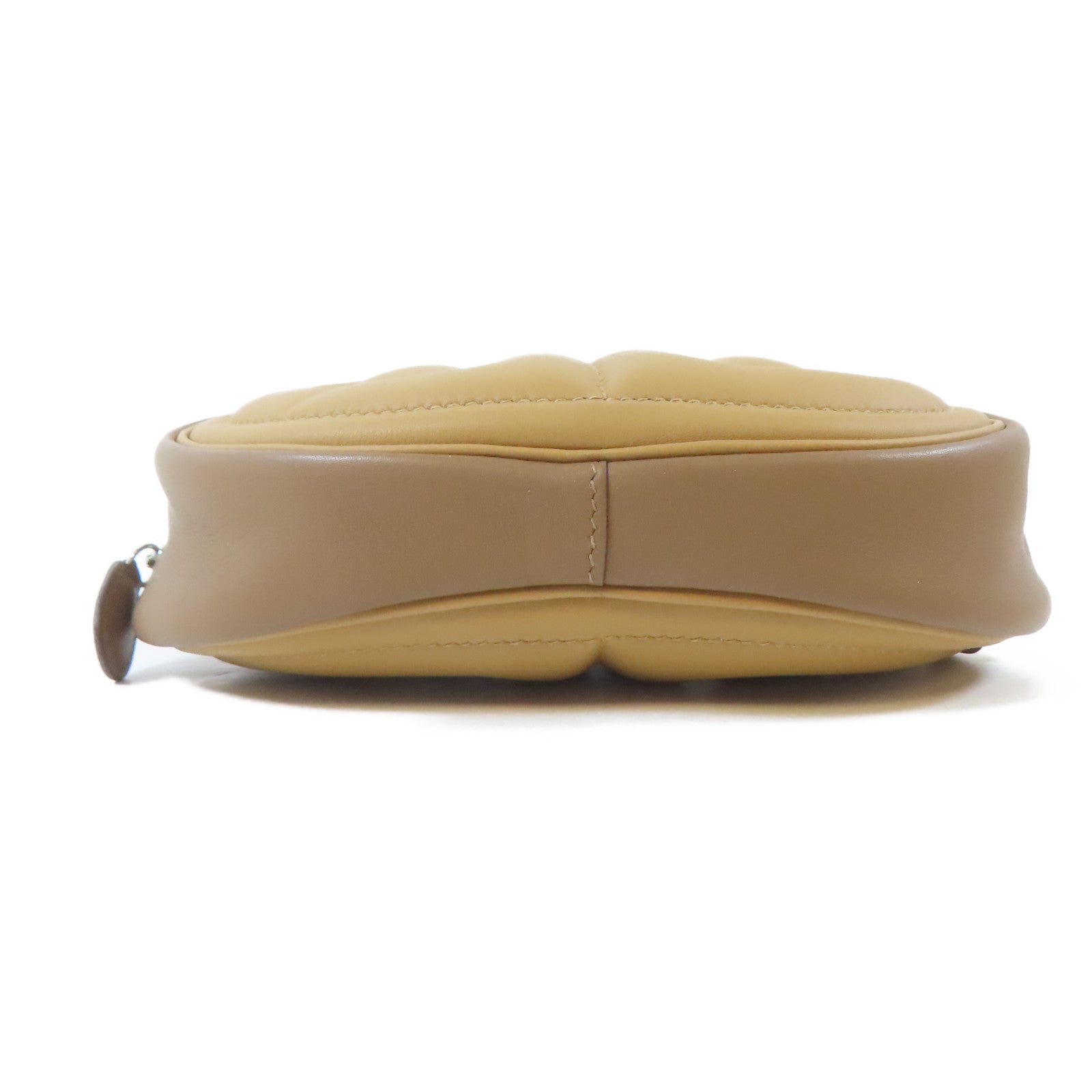 HERMES Swift皮革In The Loop銀扣腰包經典駝色