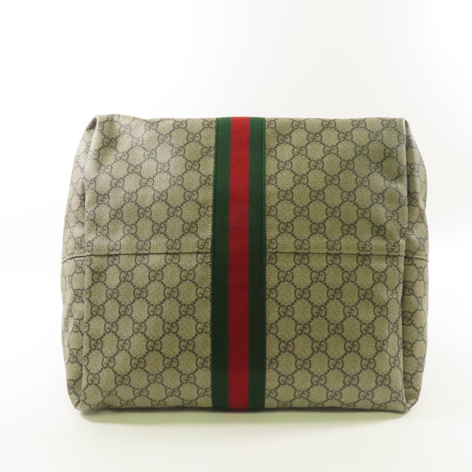GUCCI 塗層帆布Jackie 1961 Medium銀扣肩背袋