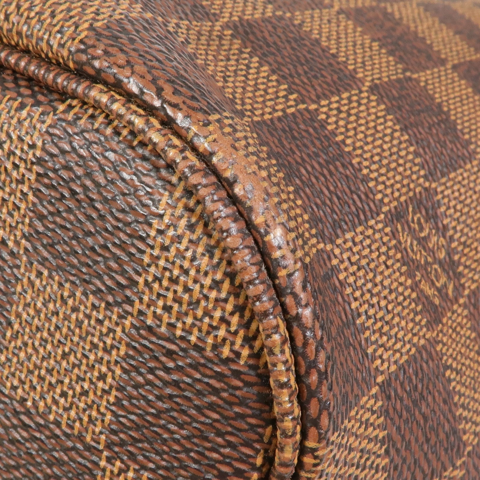LOUIS VUITTON Damier Neverfull MM金扣手挽袋/肩背袋