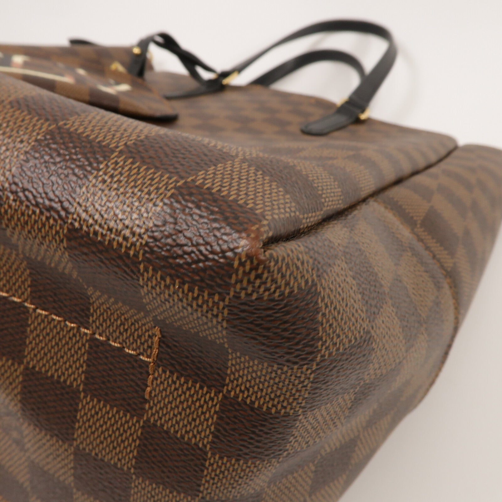 LOUIS VUITTON Damier Belmont MM手挽肩背兩用袋