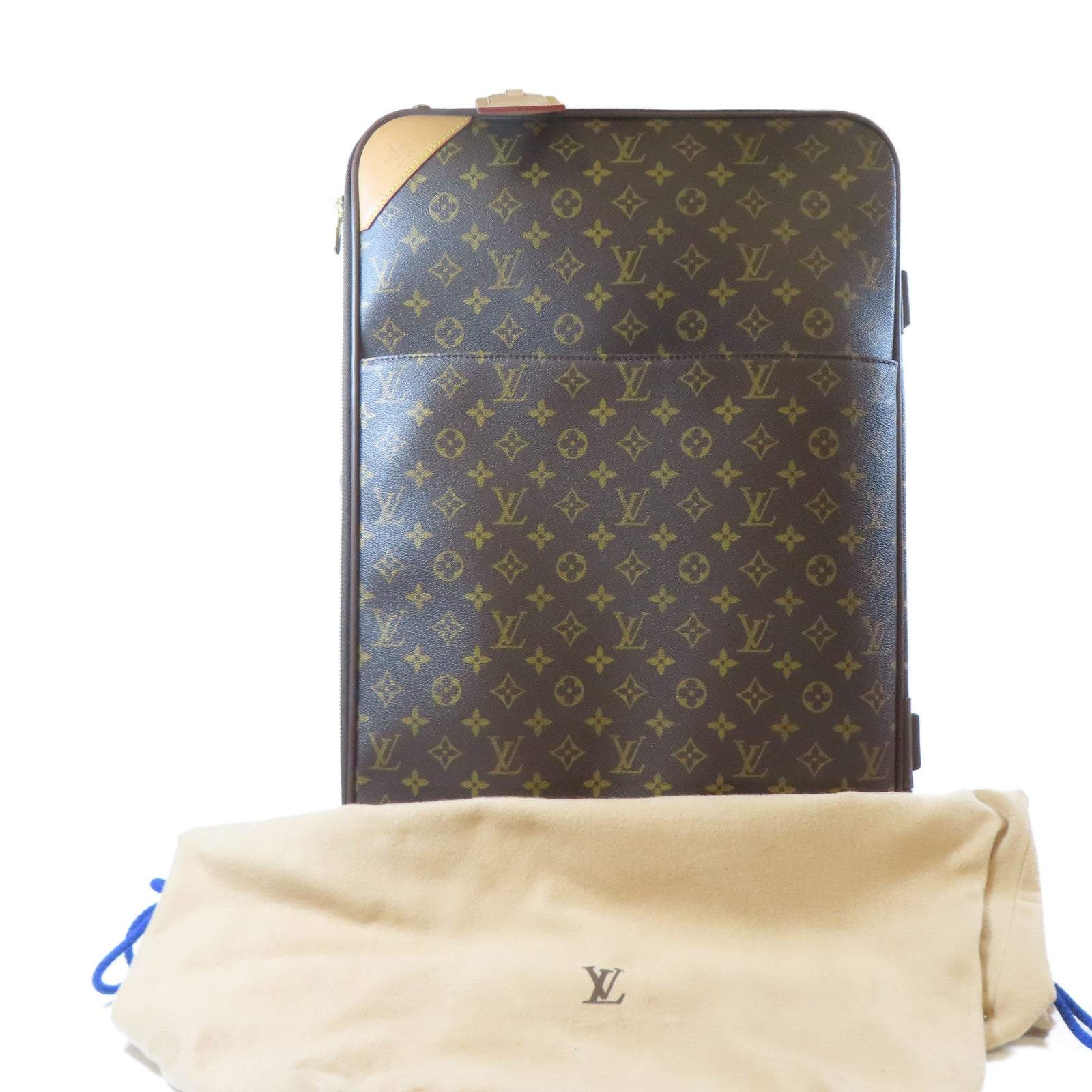 LOUIS VUITTON Monogram Pegase金扣行李箱啡色