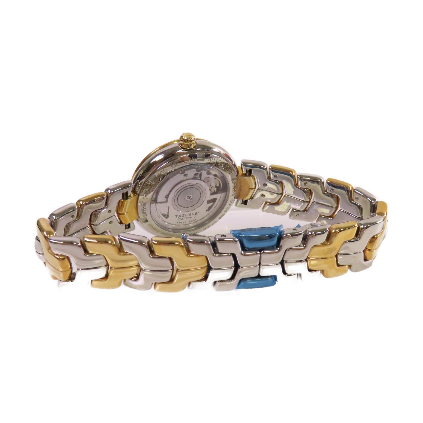TAG HEUER Link Watch不鏽鋼自動機芯手錶白色/金色/銀色