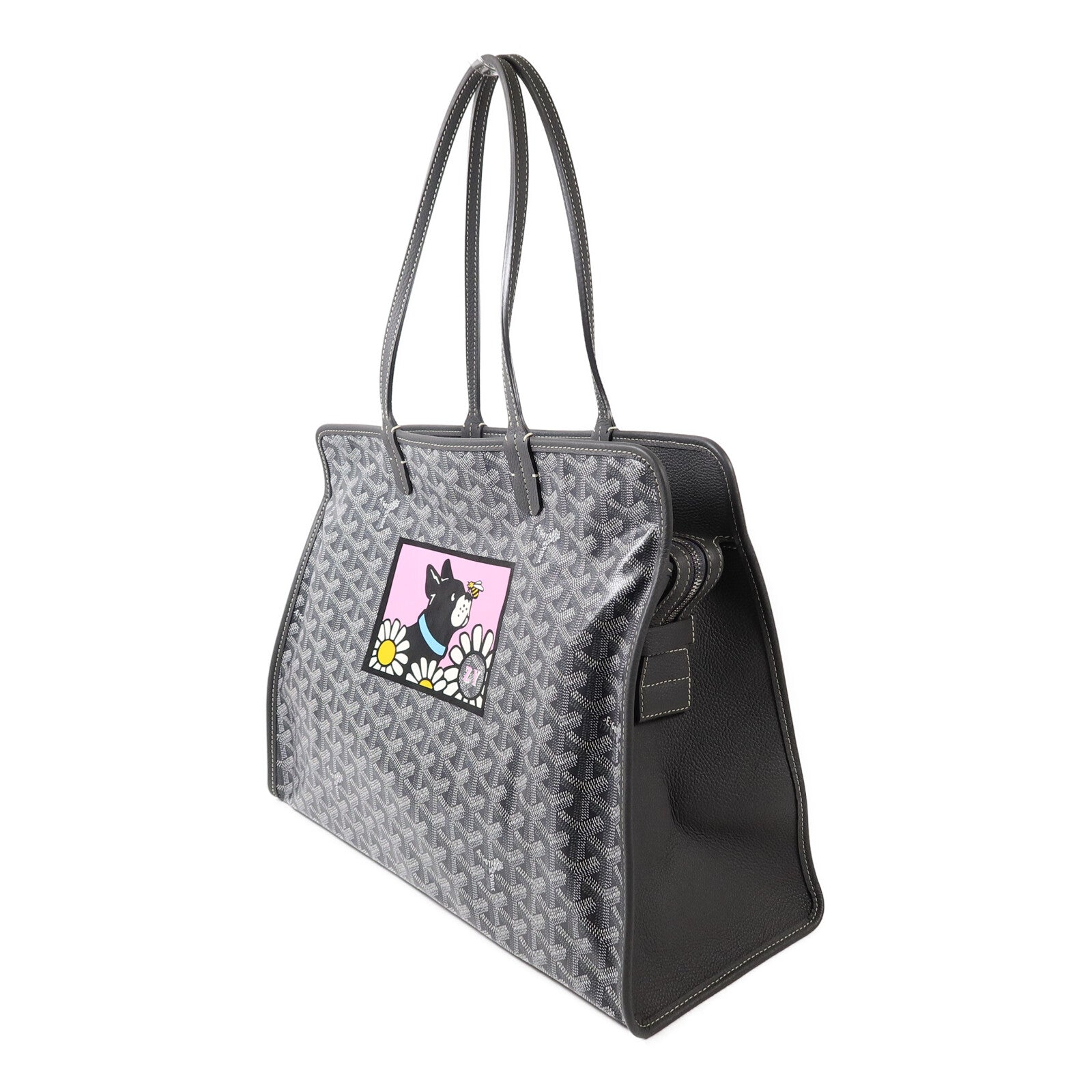 GOYARD 塗層帆布Hardy PM手挽袋