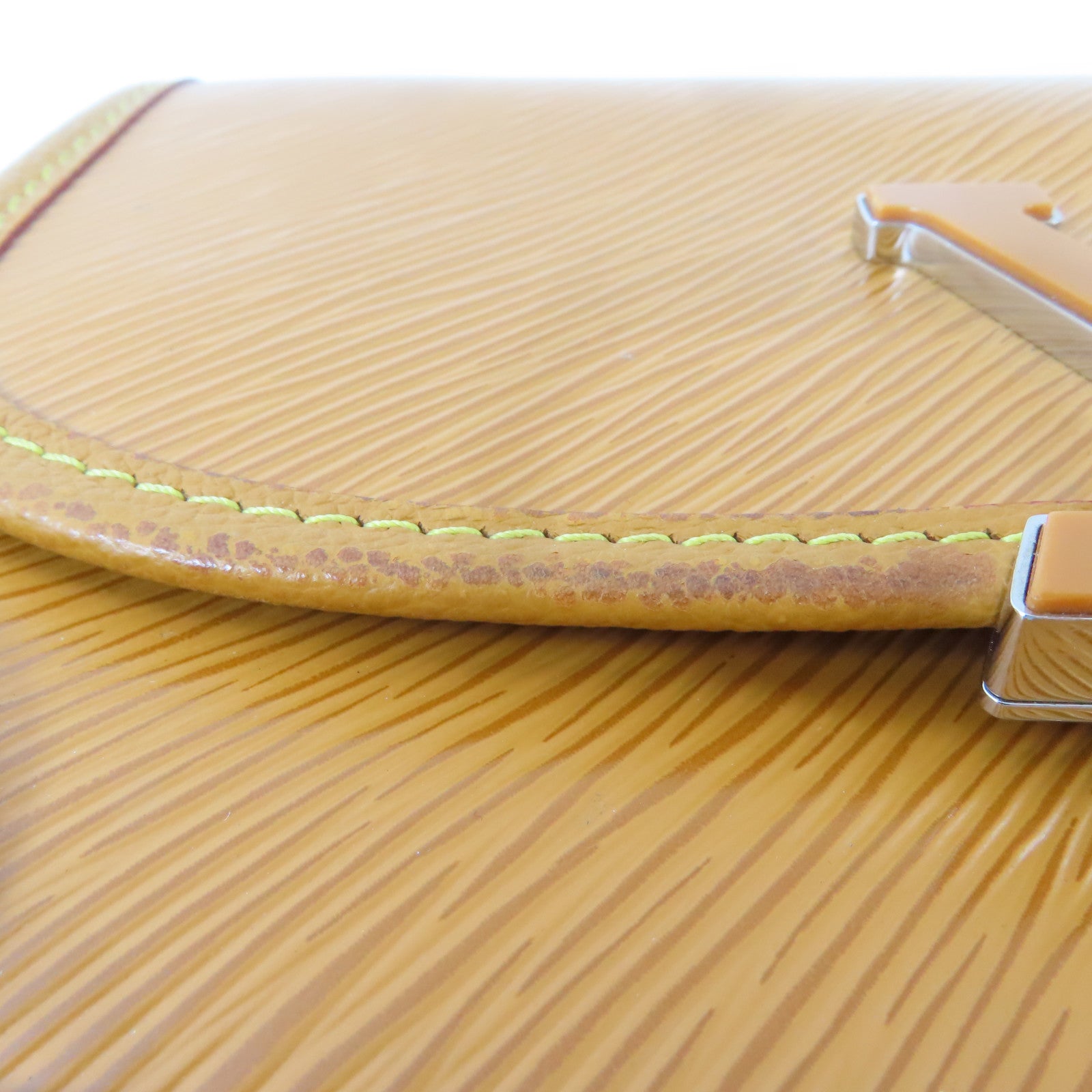 LOUIS VUITTON Epi Buci銀扣肩背袋啡色