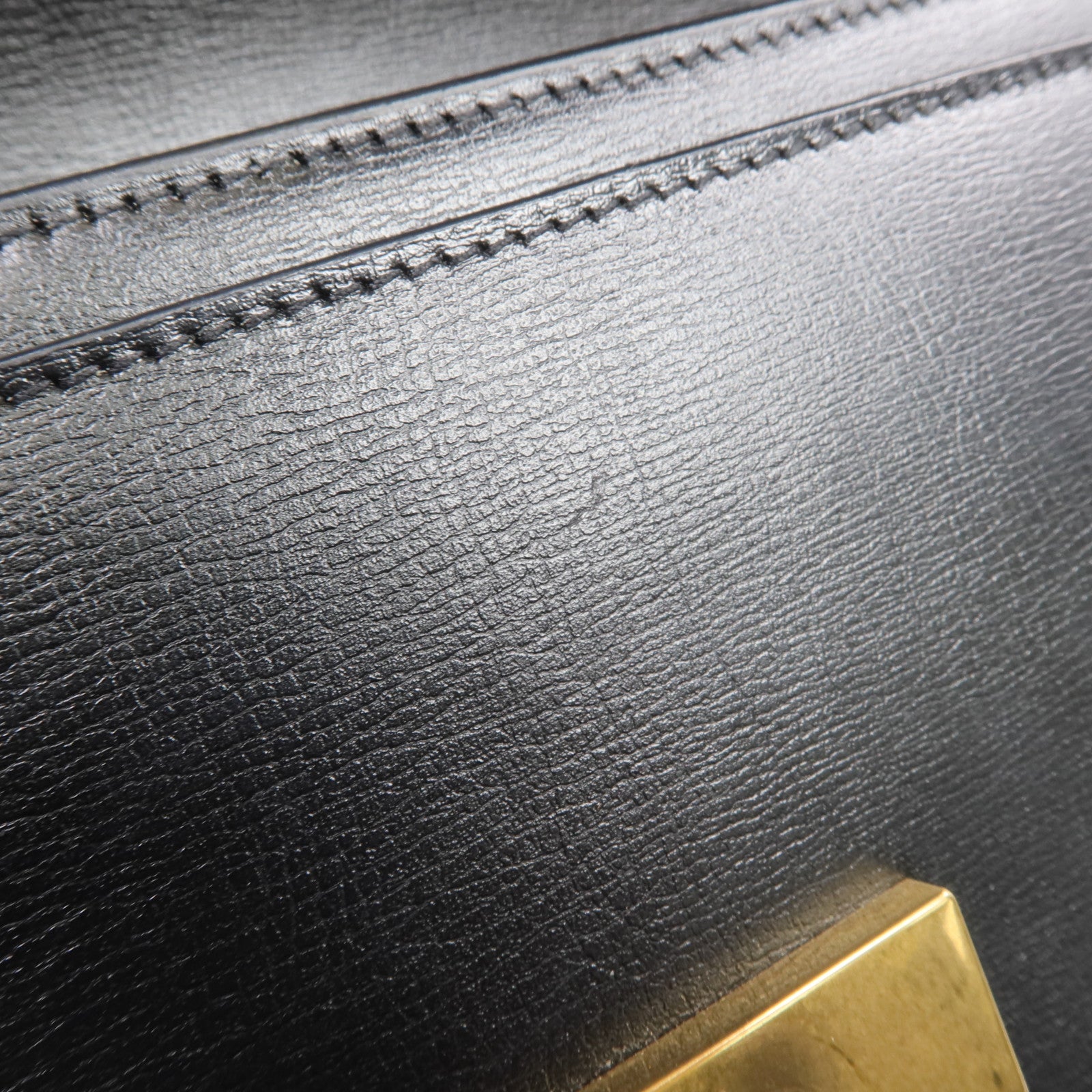 YVES SAINT LAURENT 牛皮皮革Long Wallet金扣長錢包