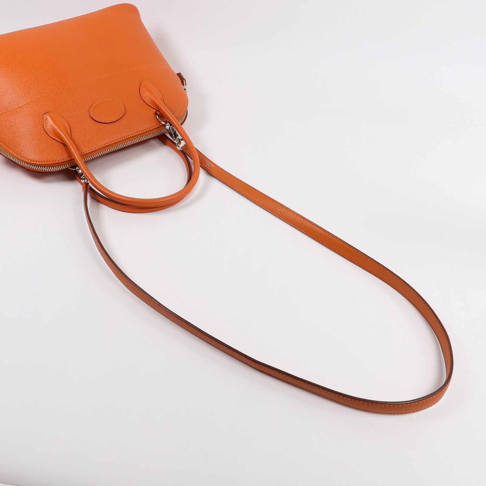 HERMES Epsom皮革Bolide 27手挽袋Feu