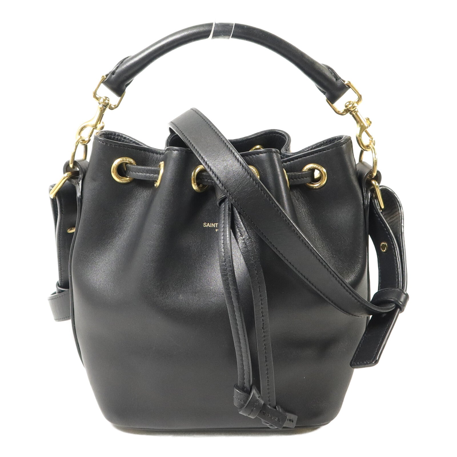 SAINT LAURENT 牛皮皮革Small Bucket手挽肩背兩用袋