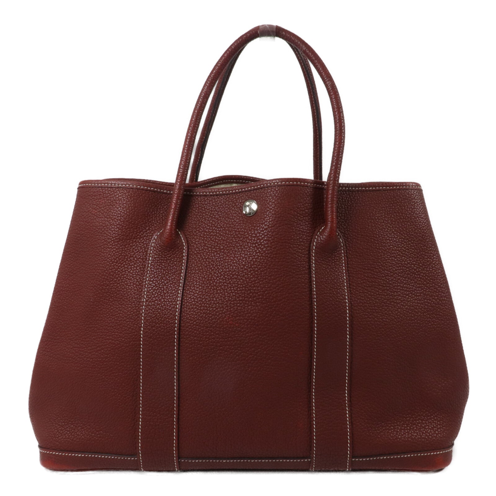 HERMES Negonda皮革Garden Party PM手挽袋Rouge H