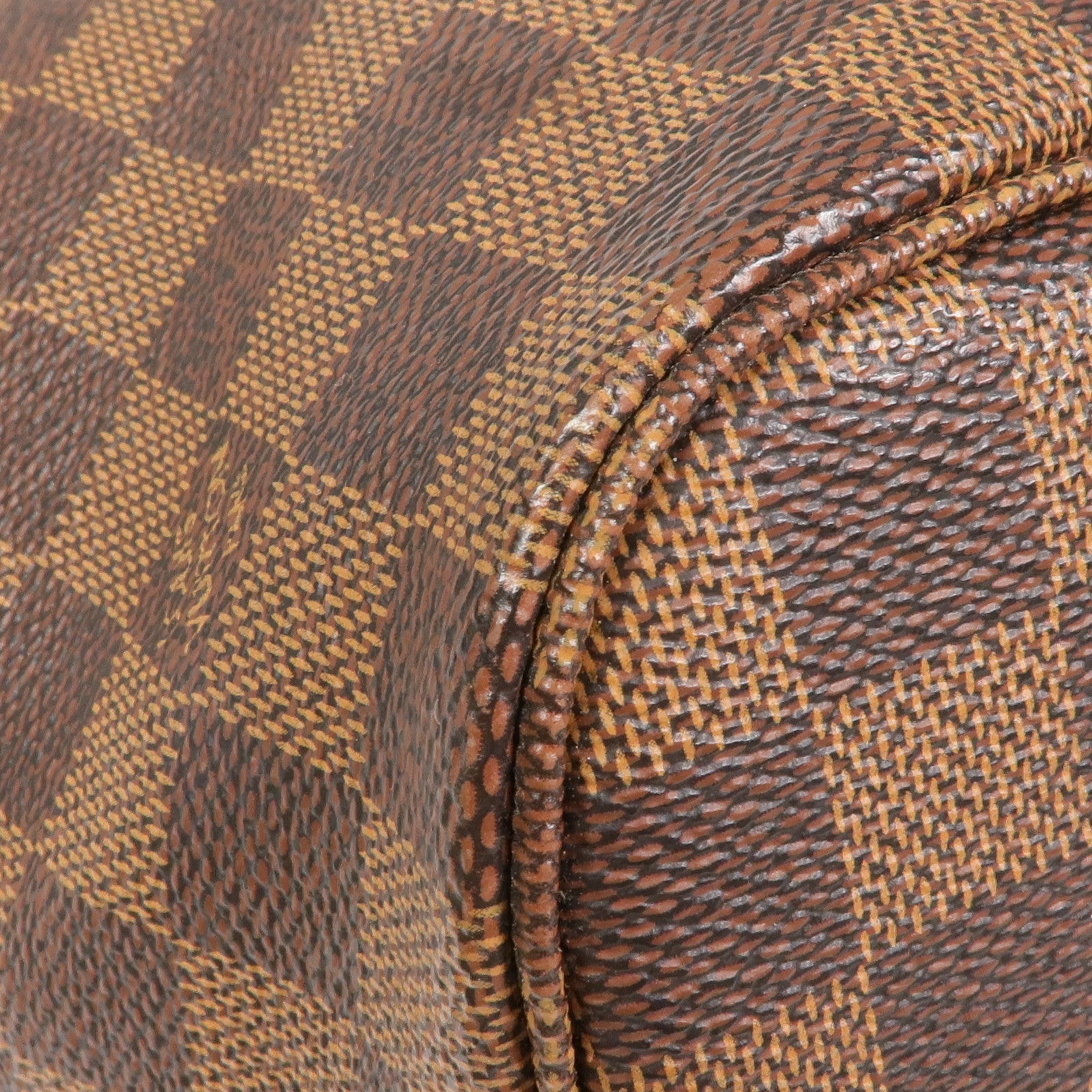 LOUIS VUITTON Damier Neverfull MM金扣手挽袋/肩背袋