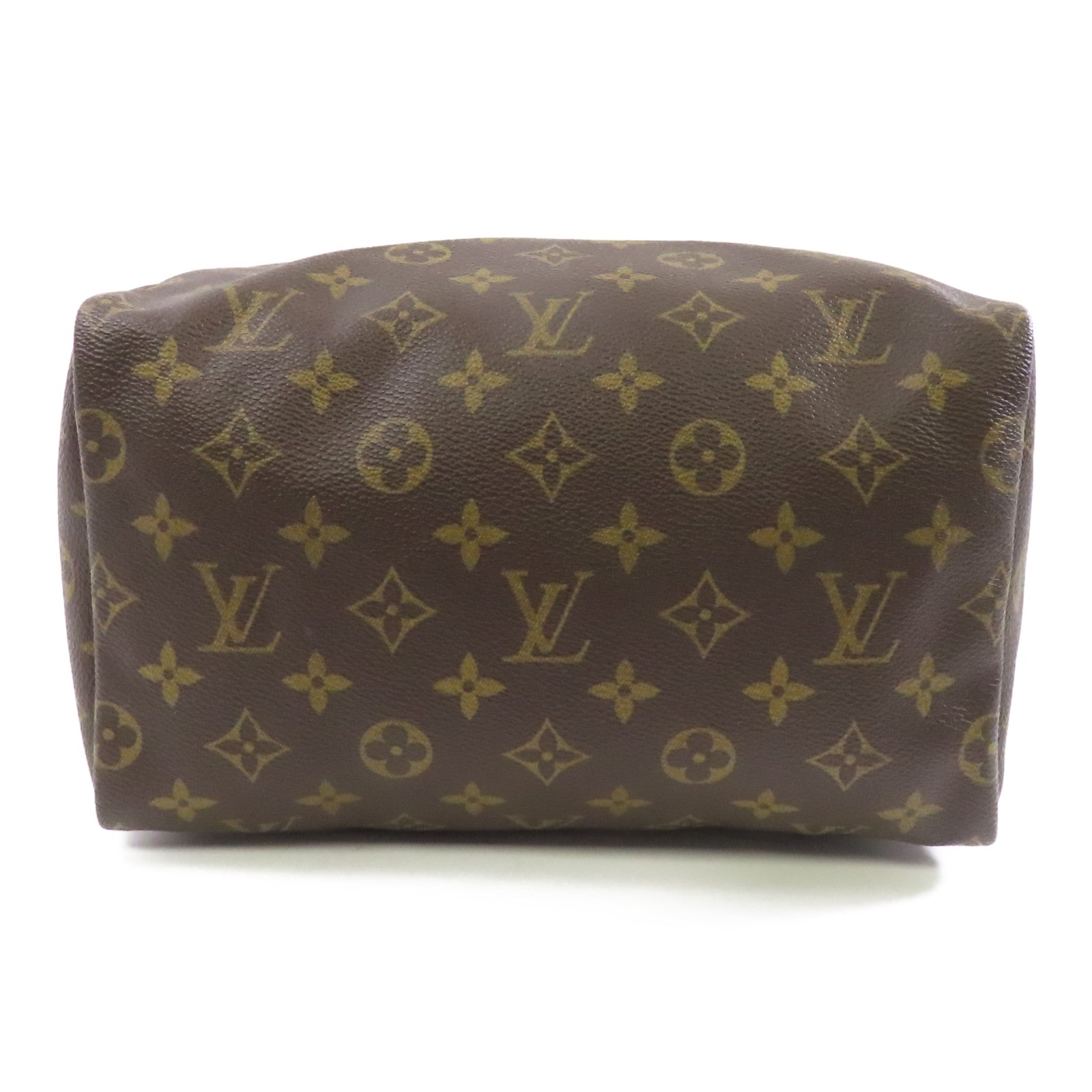 LOUIS VUITTON Monogram Speedy 25金扣手挽袋啡色
