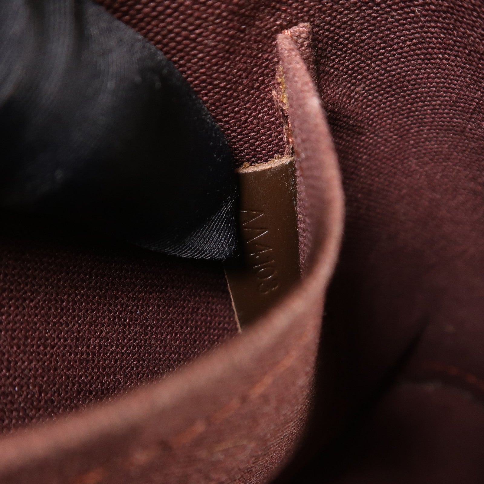 LOUIS VUITTON Damier Alma BB金扣手挽肩背兩用袋棕色