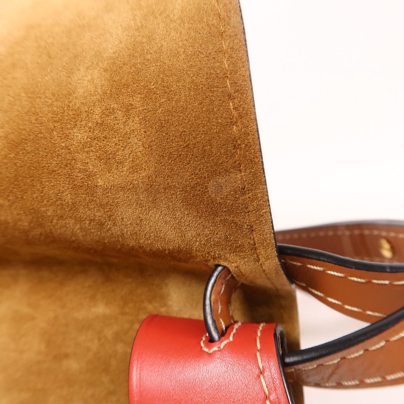 LOEWE 牛皮皮革Gate Small金扣肩背袋