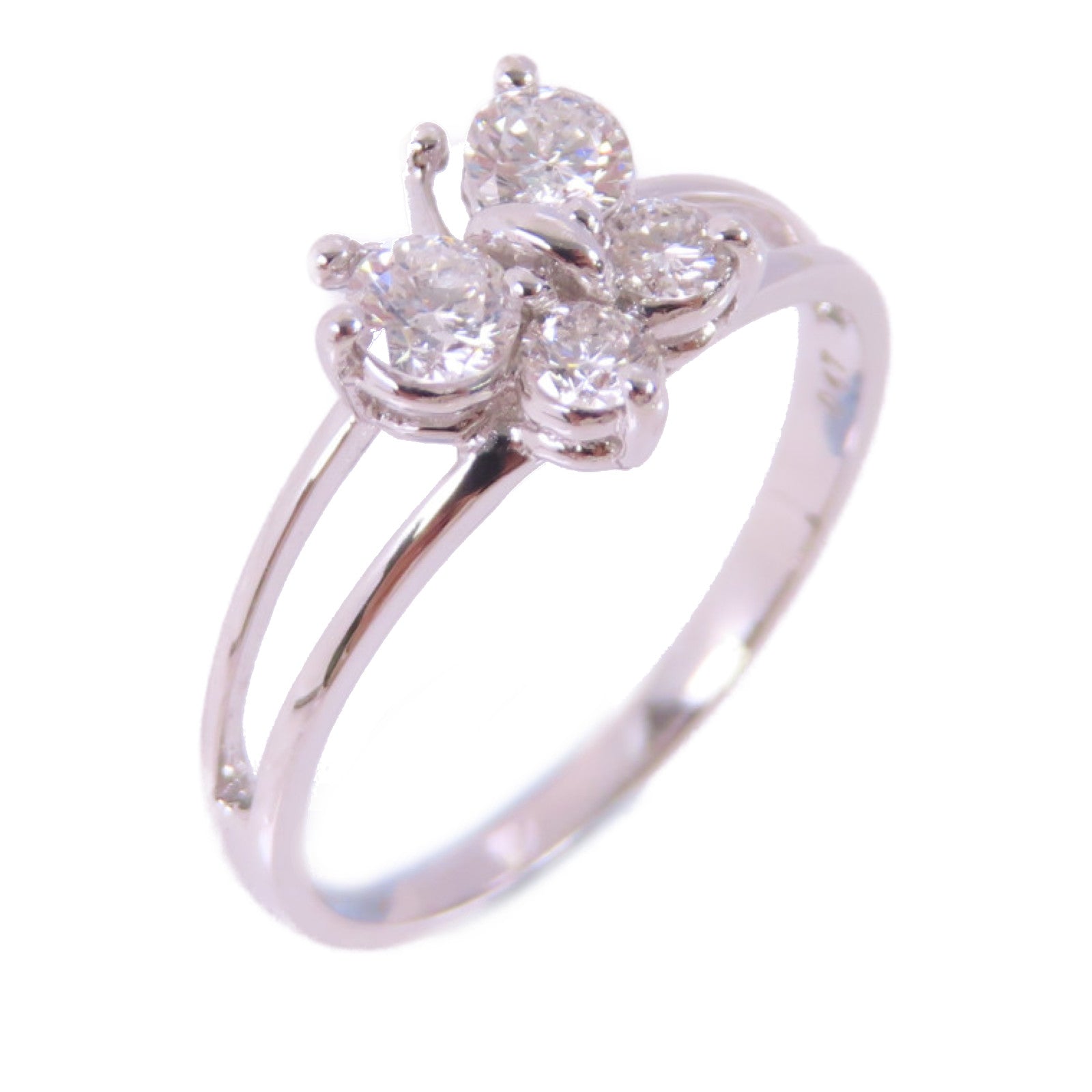 JEWELRY 【激減優惠】18K白金/0.47ct鑽石Diamond Ring戒指US#6.5