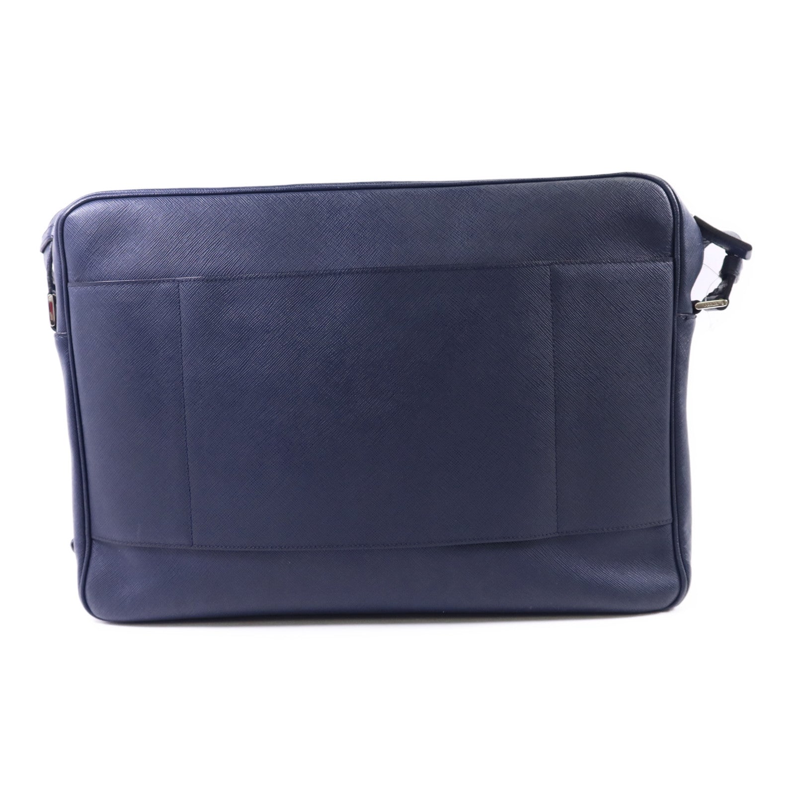 PRADA Saffiano皮革Shoulder Bag銀扣肩背袋