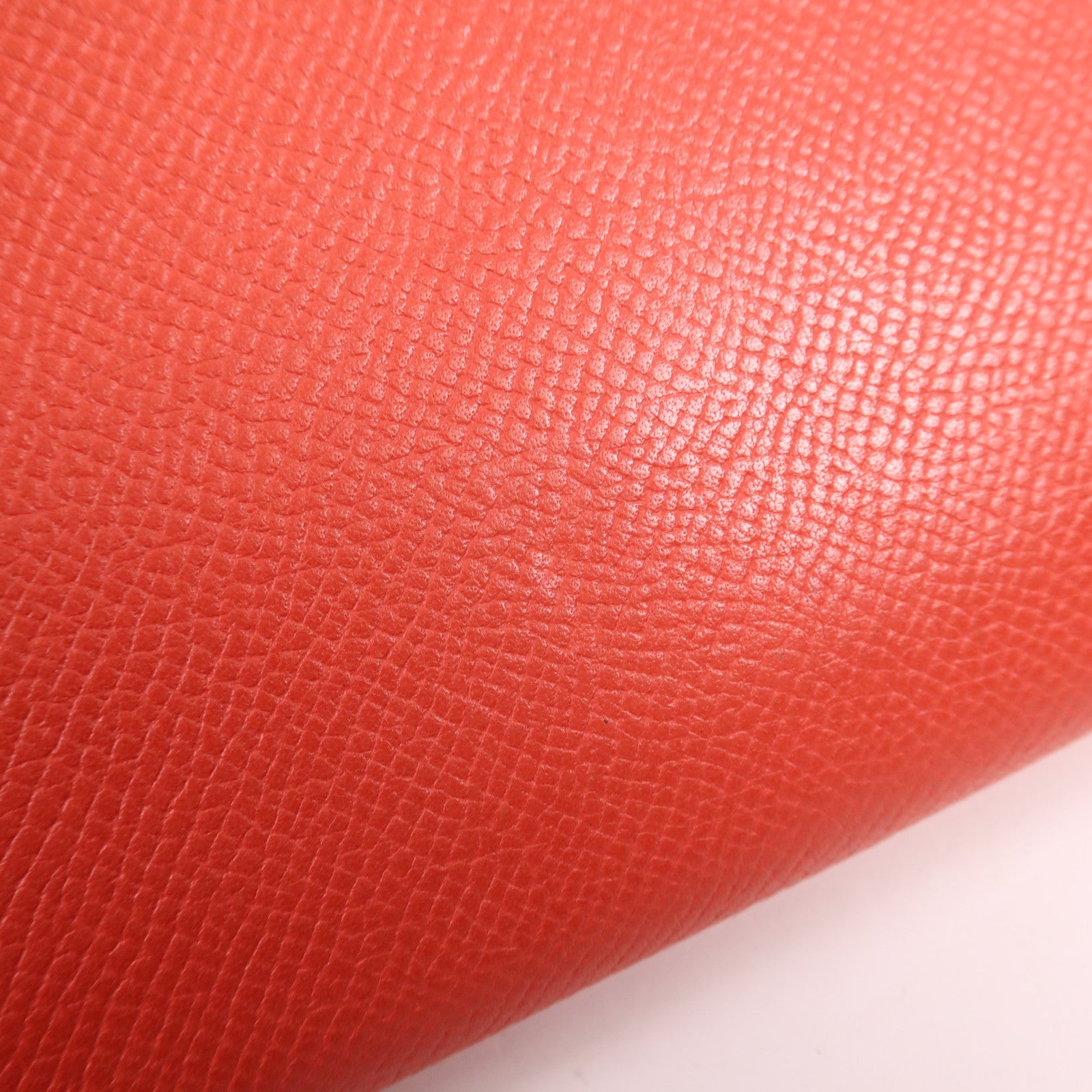 HERMES Clemence皮革Long Wallet銀扣長錢包Rose Jaipur