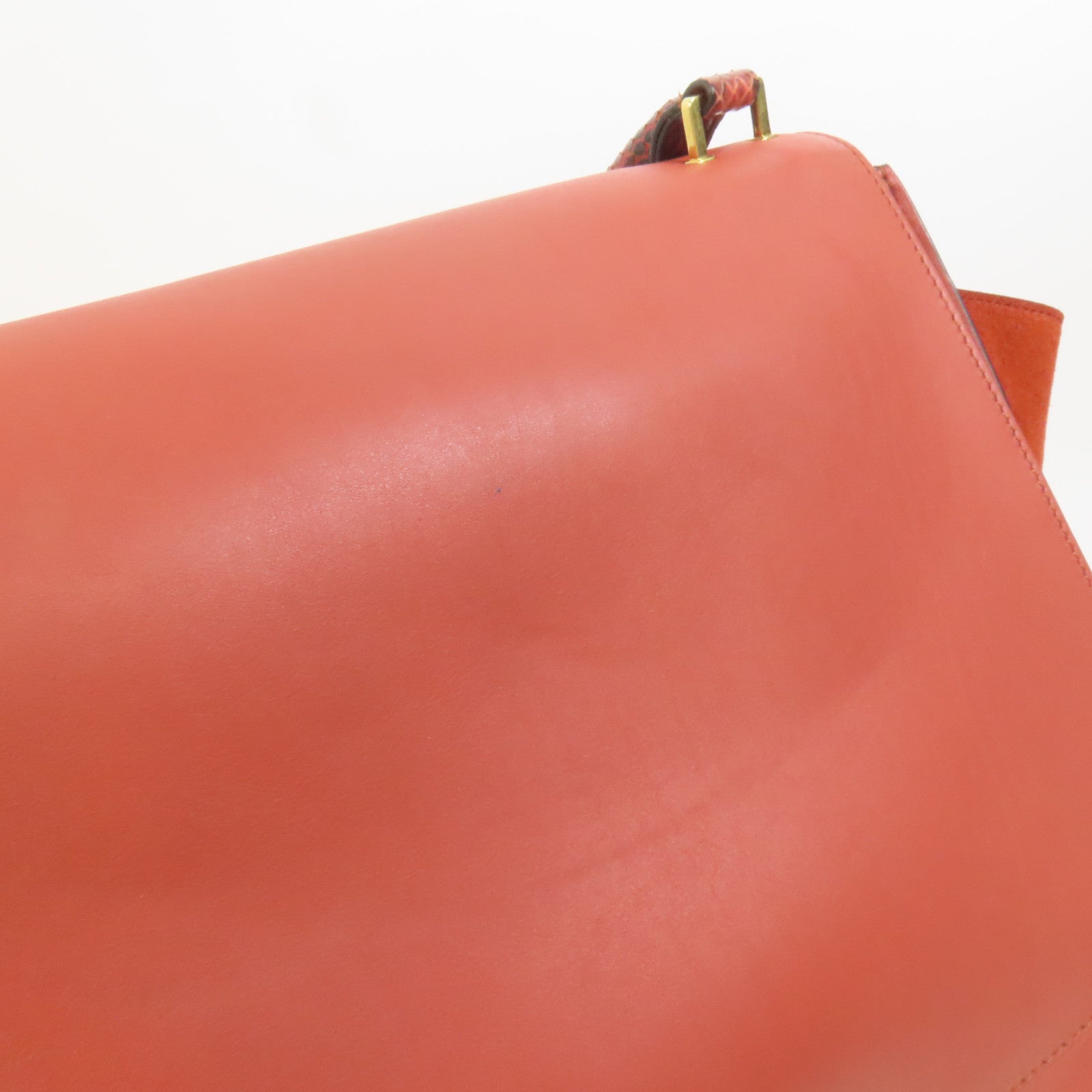 CELINE 【激減優惠】牛皮皮革/麂皮皮革Trapeze金扣手挽袋