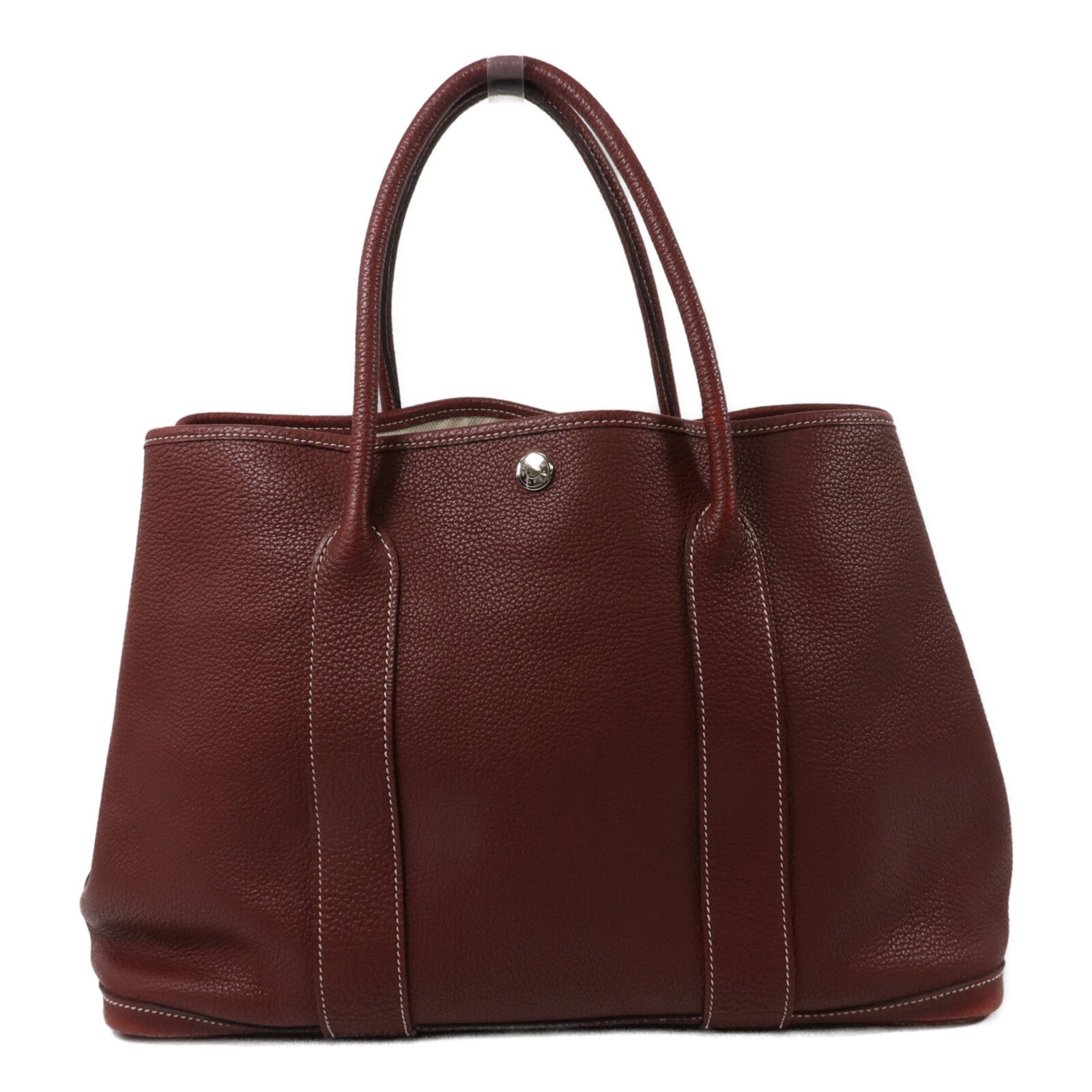 HERMES Negonda皮革Garden Party PM手挽袋Rouge H