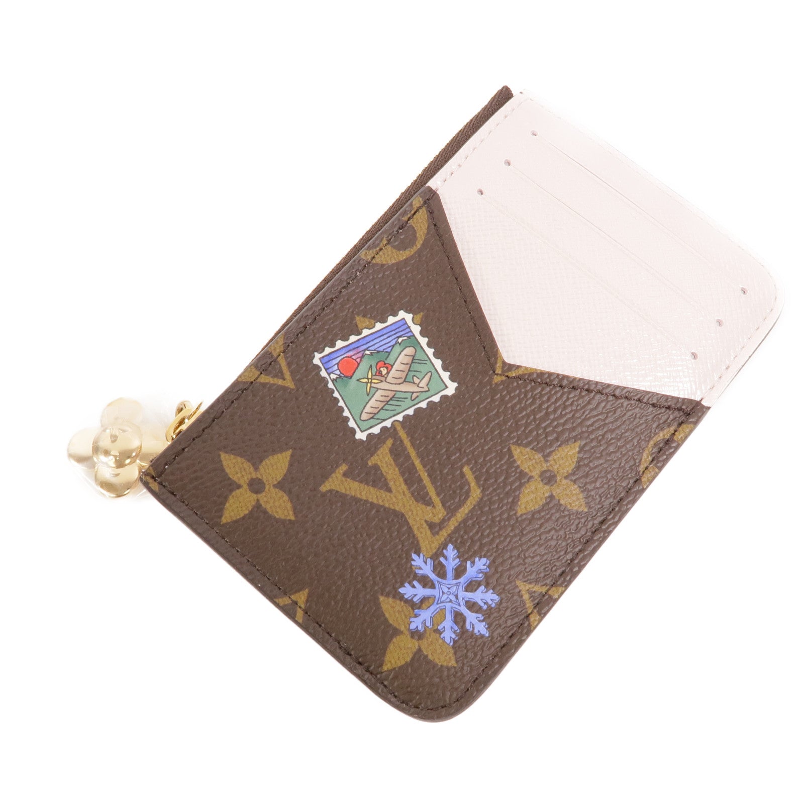 LOUIS VUITTON Monogram Vivienne Romy Card Case卡片套