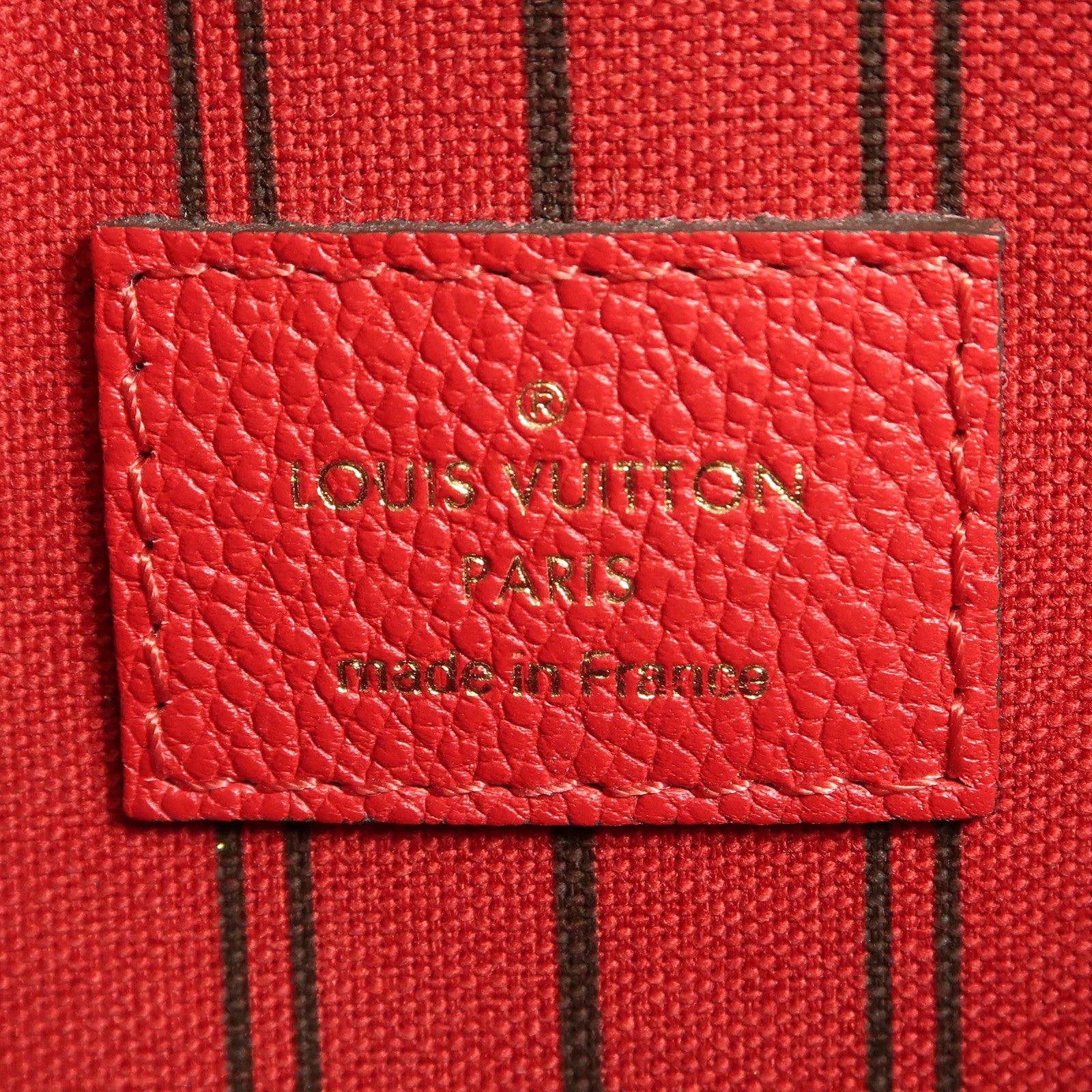 LOUIS VUITTON Monogram Empreinte Pochette Metis金扣手挽肩背兩用袋