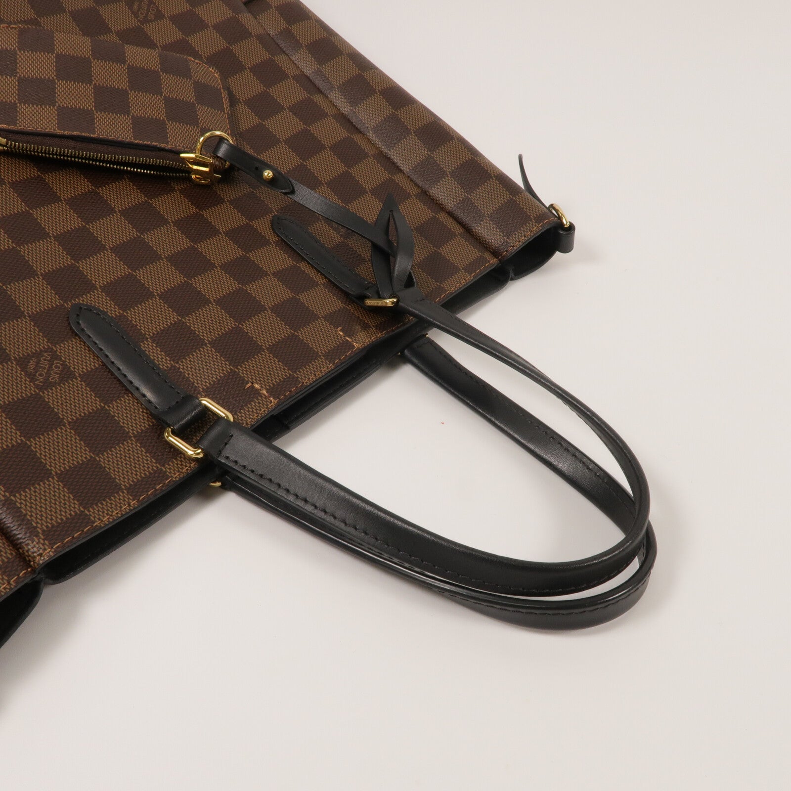 LOUIS VUITTON Damier Belmont MM手挽肩背兩用袋