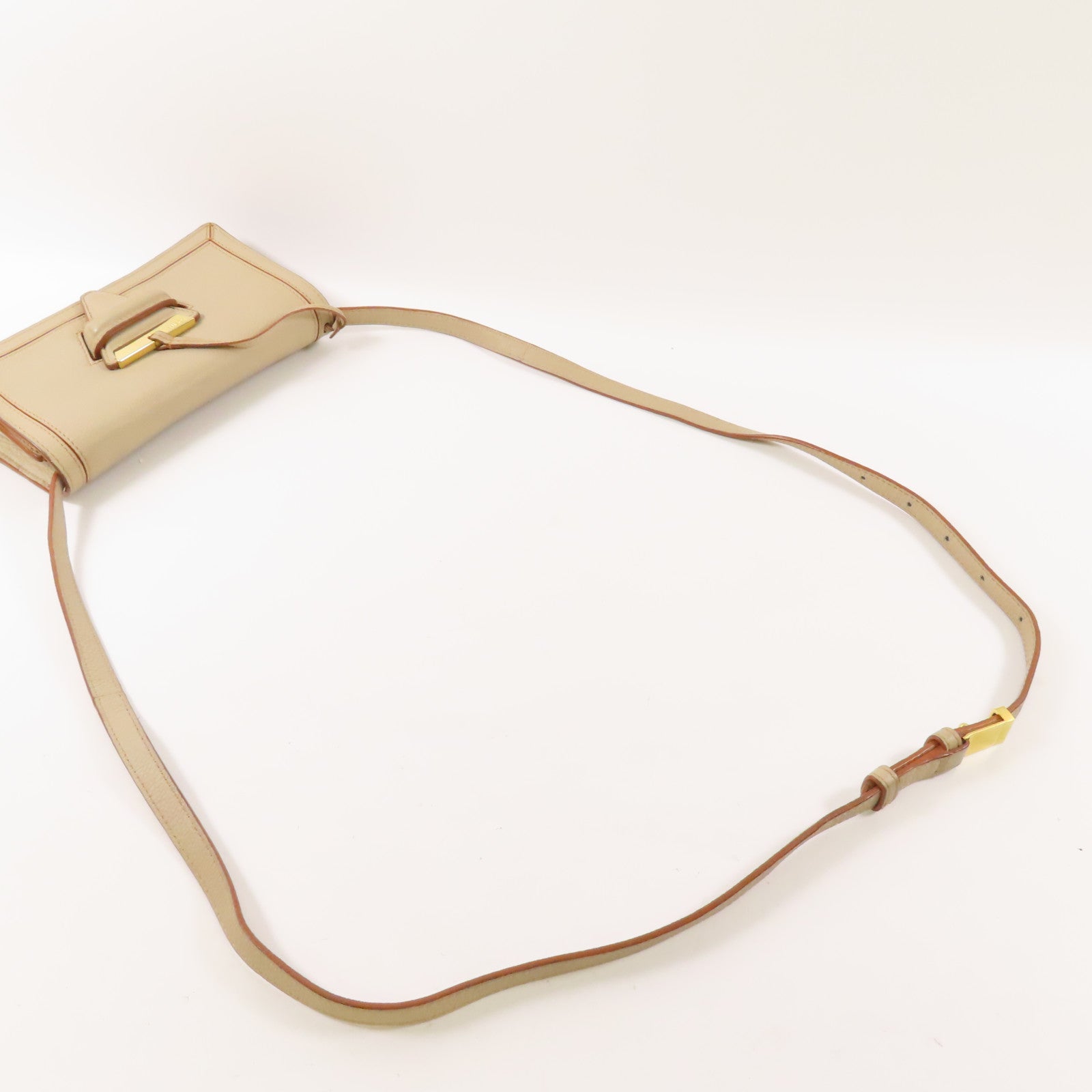 LOEWE 【激減優惠】牛皮皮革Barcelona mini金扣肩背袋