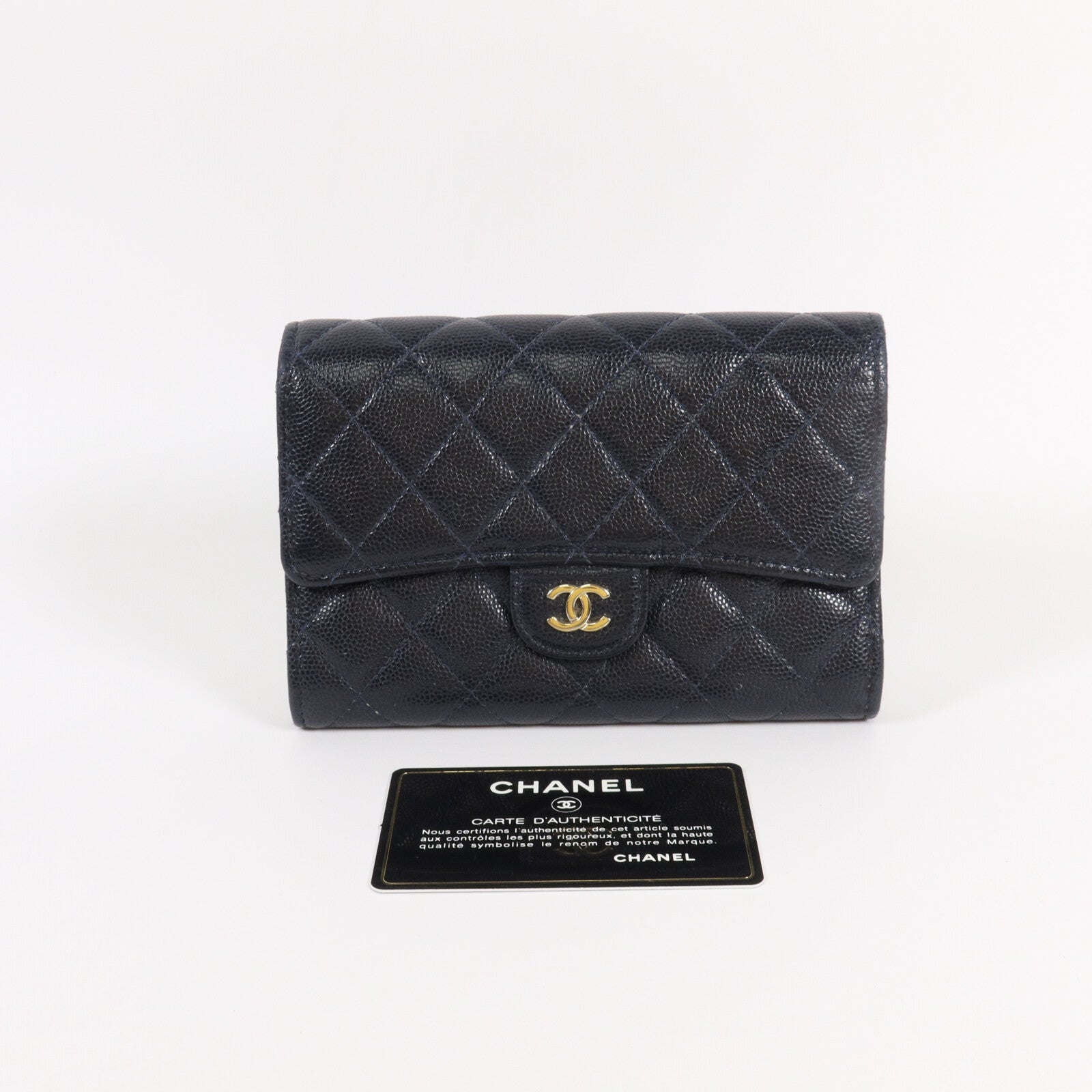 CHANEL 牛皮皮革Wallet錢包