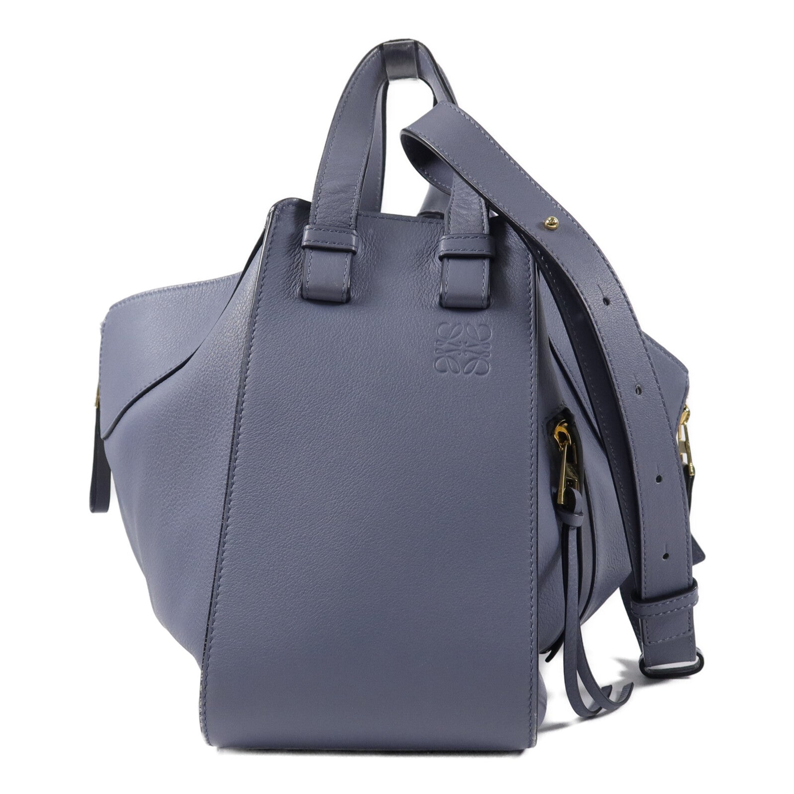 LOEWE 牛皮皮革Hammock Medium手挽肩背兩用袋